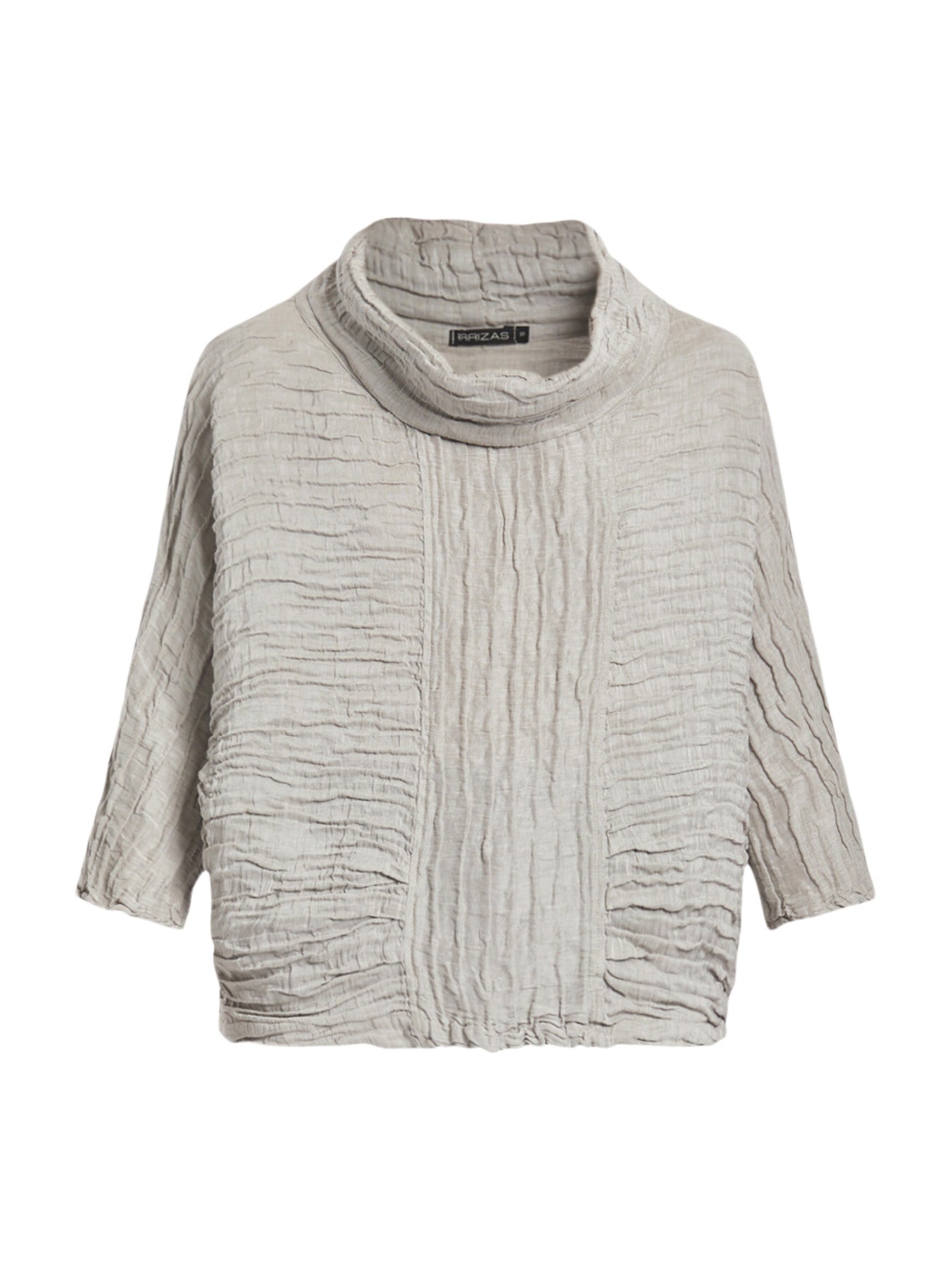 Cowl Neck Silk Crinkle Blouse