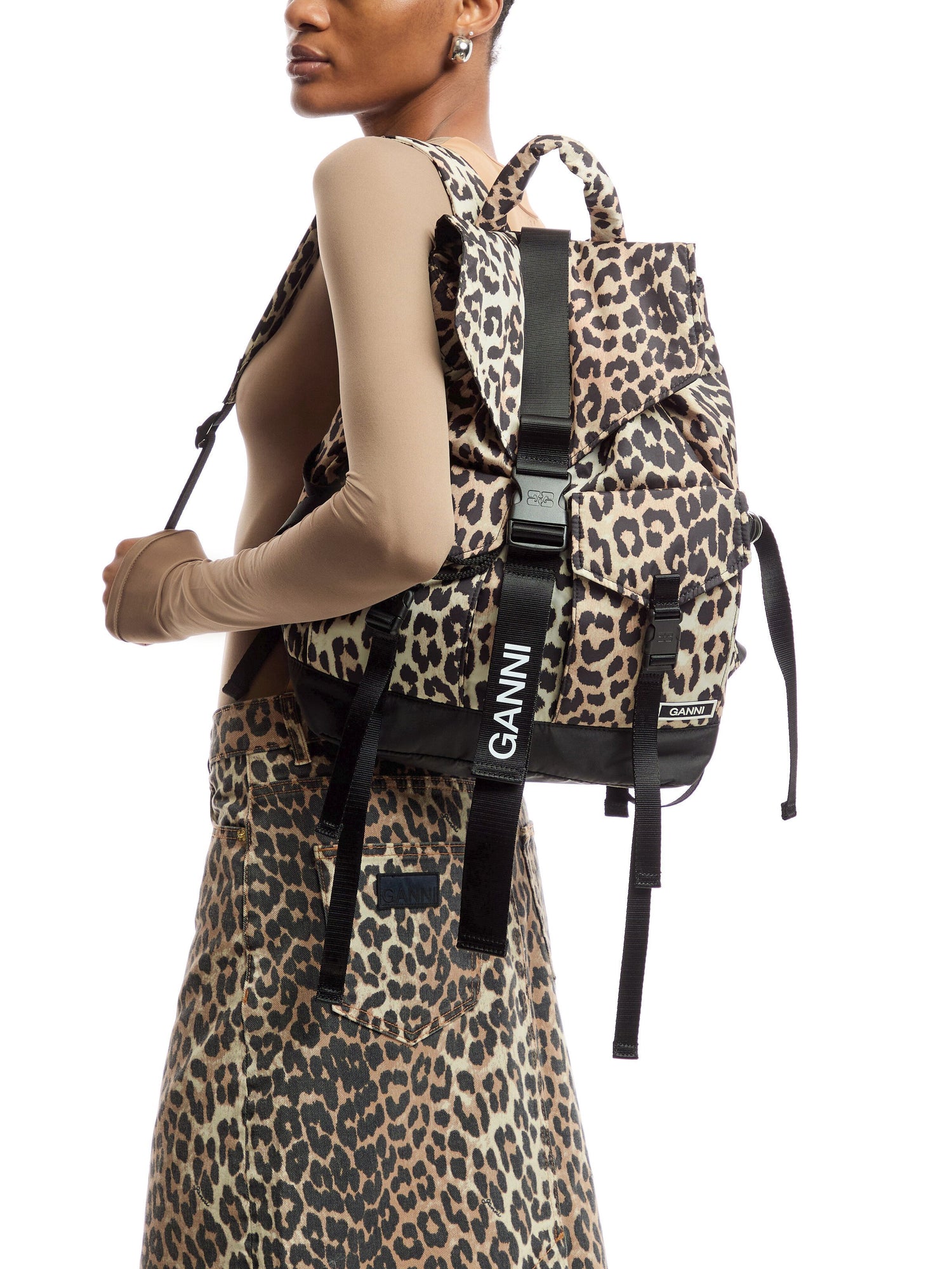 Recycled Tech Backpack Print