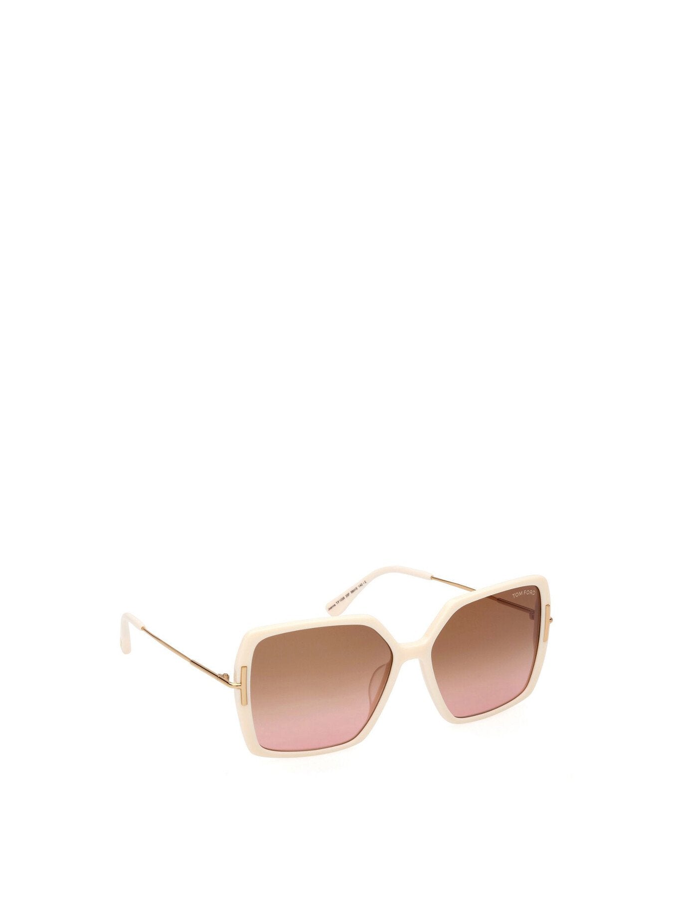 Joanna Acetate and Metal Square Sunglasses