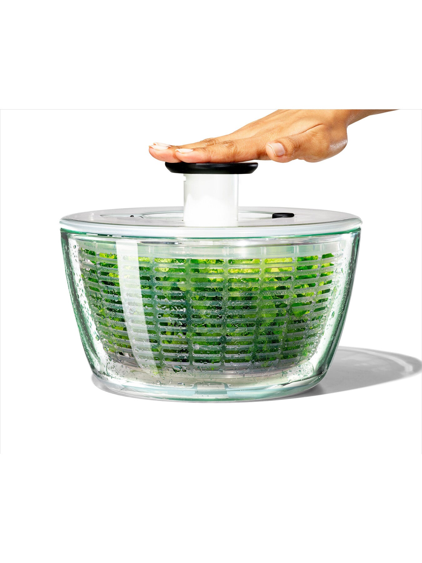 Glass Salad Spinner Large