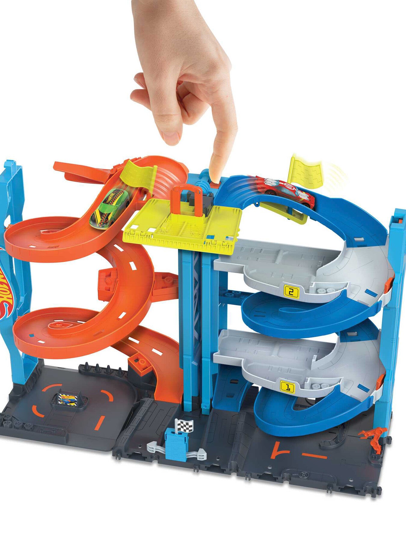 City Transforming Race Tower playset
