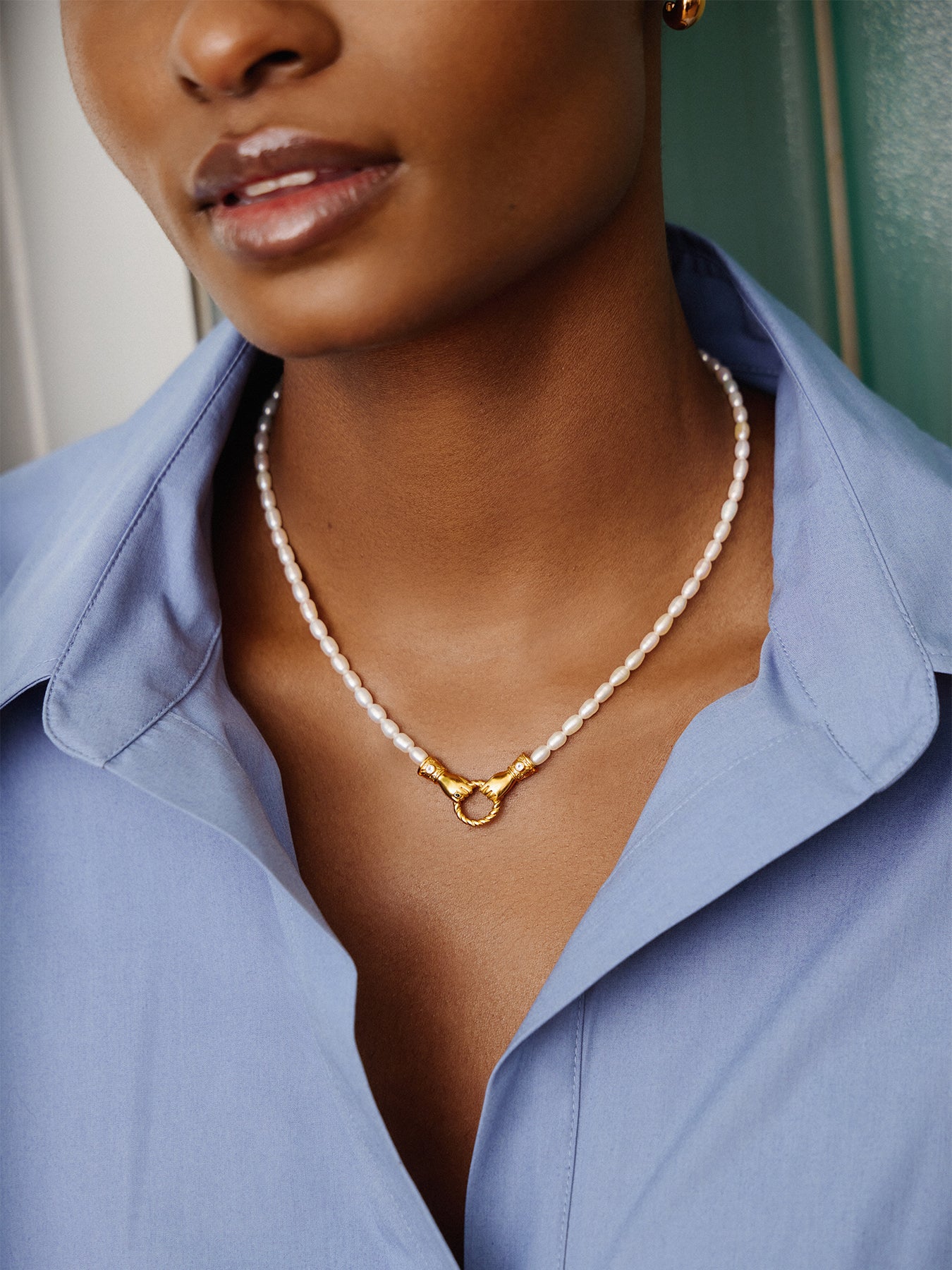 Harris Reed in Good Hands Pearl Necklace