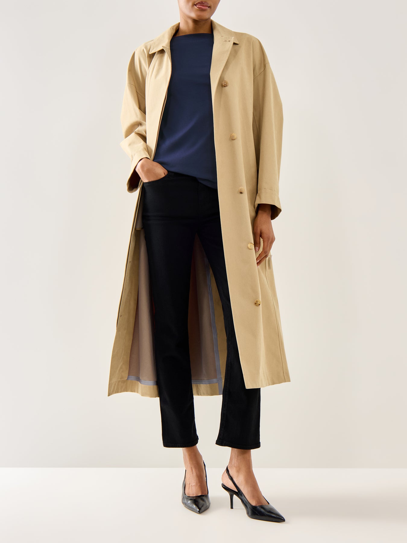 Judy Elbow Sleeve Knit Lauren Navy