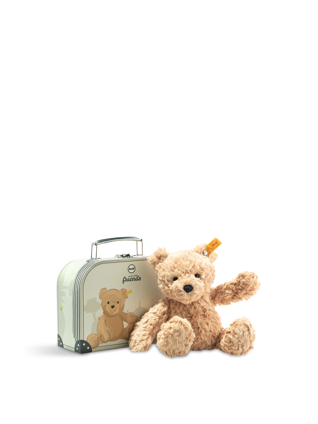 Jimmy Teddy Bear in Suitcase Soft Toy
