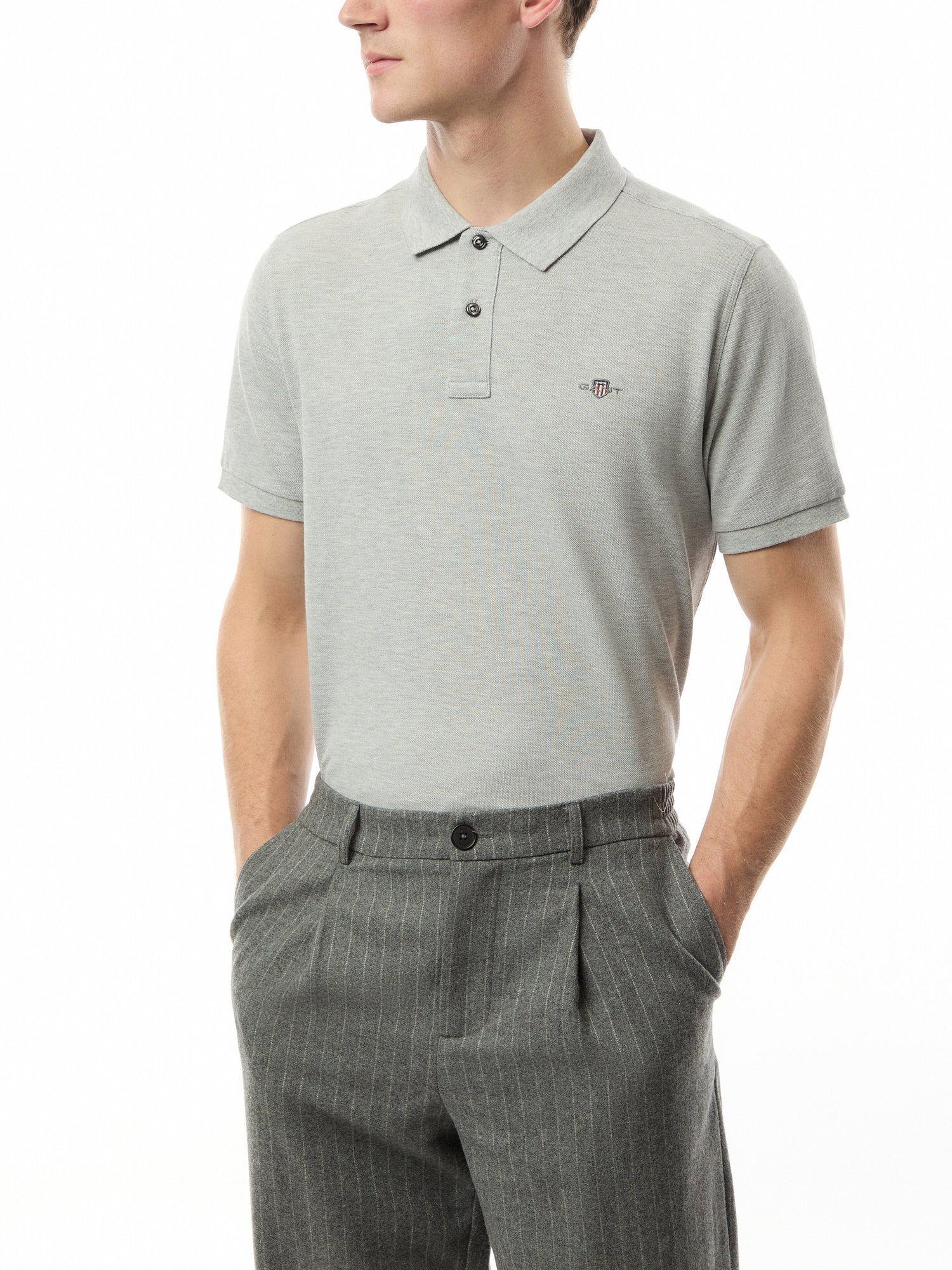 Shield Pique Polo T-Shirt