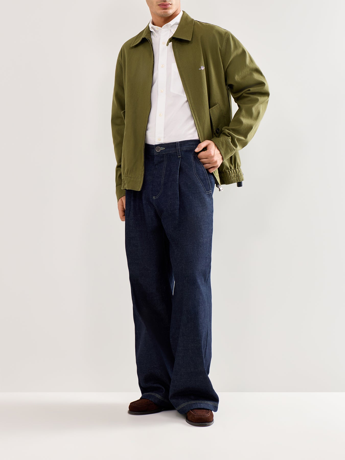 Regular Fit Poplin Shirt White