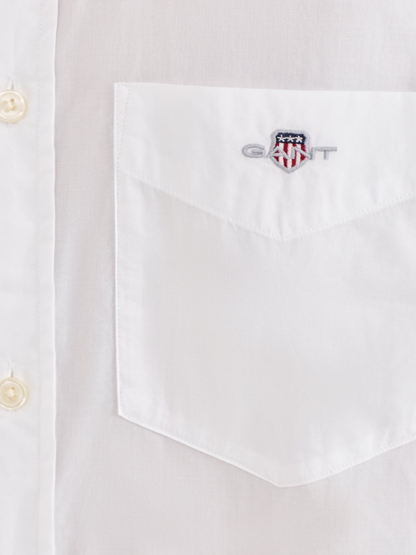 Regular Fit Poplin Shirt White