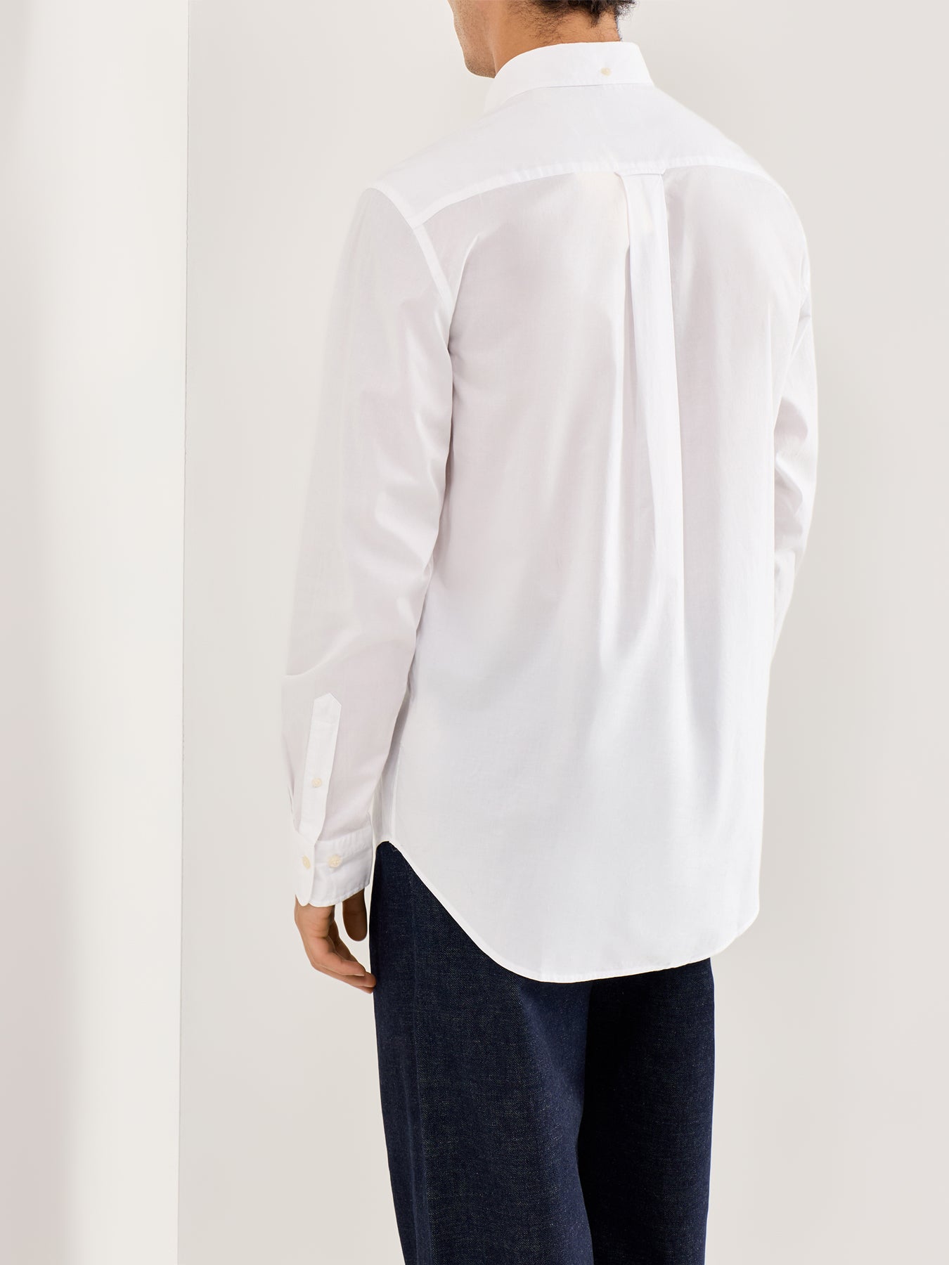 Regular Fit Poplin Shirt White