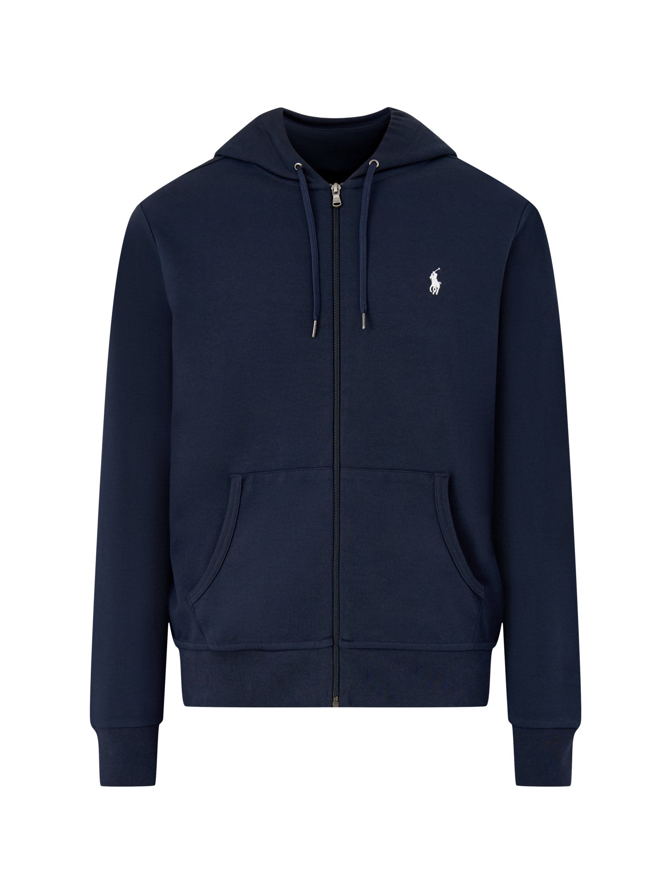 Double Knit Zip Up Hoodie Polo Black – Fenwick