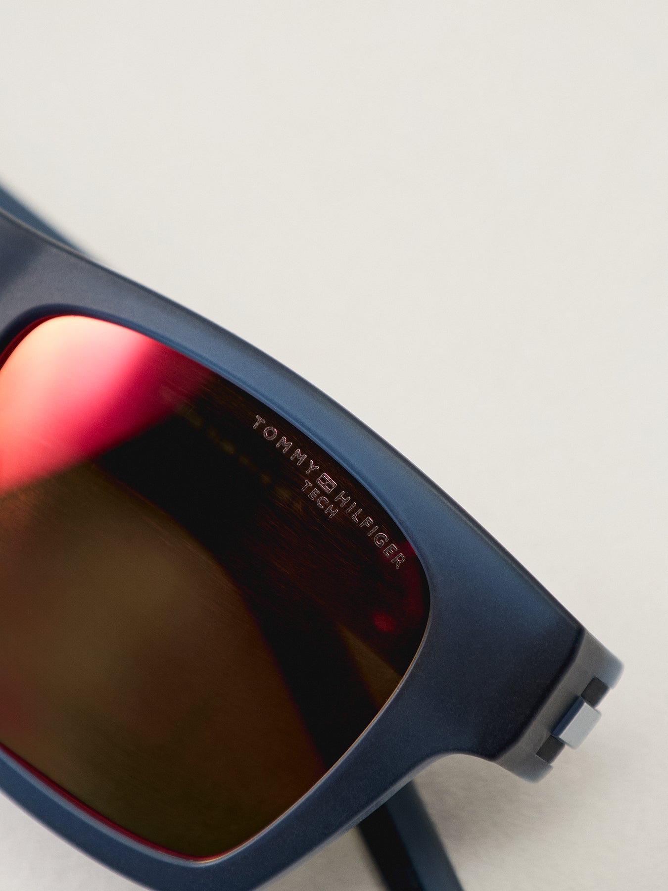 1975S Mens Rectangular Mirrored Sunglasses