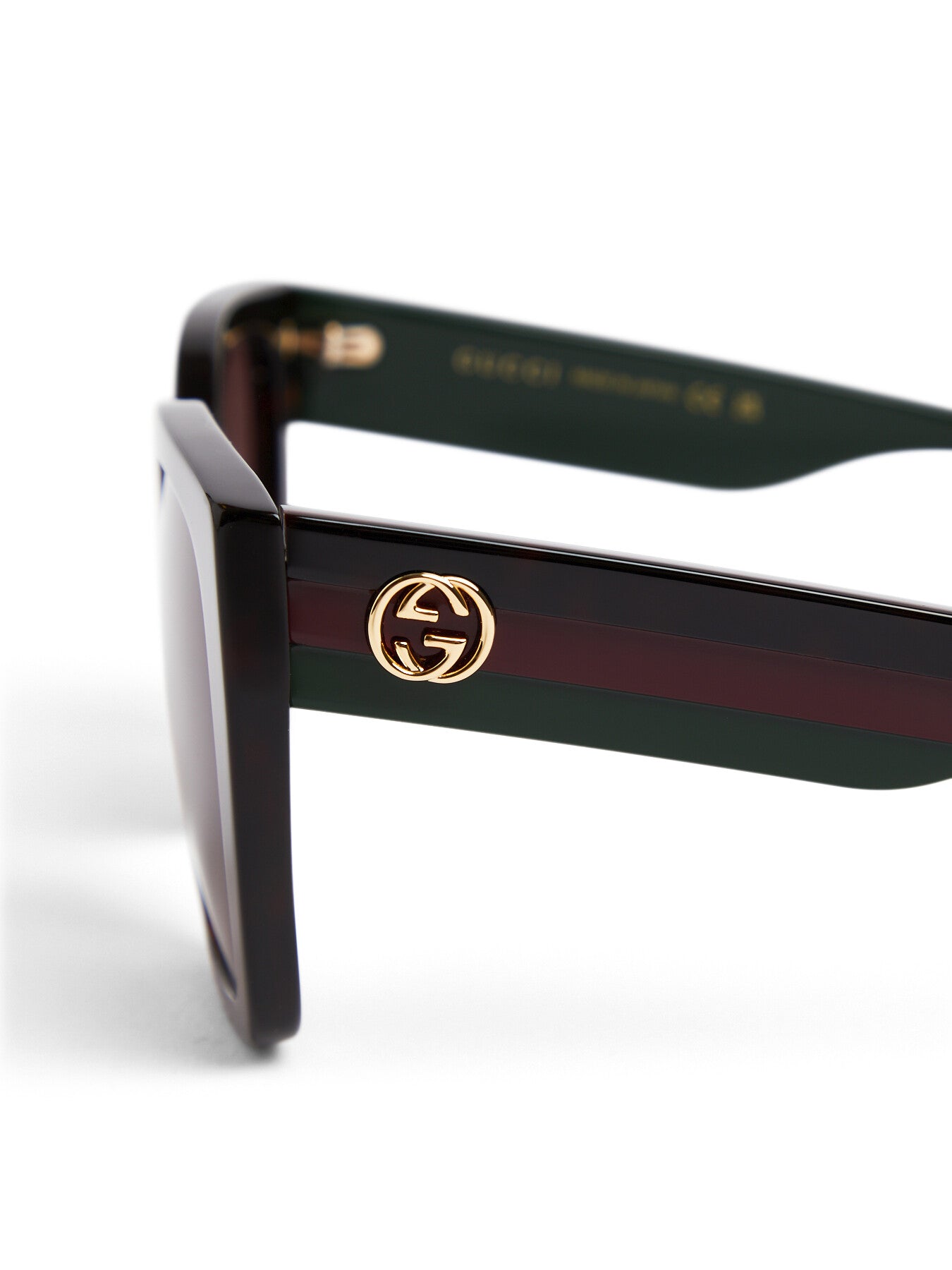GG1300S Gucci Stripe Recycled Acetate Sunglasses