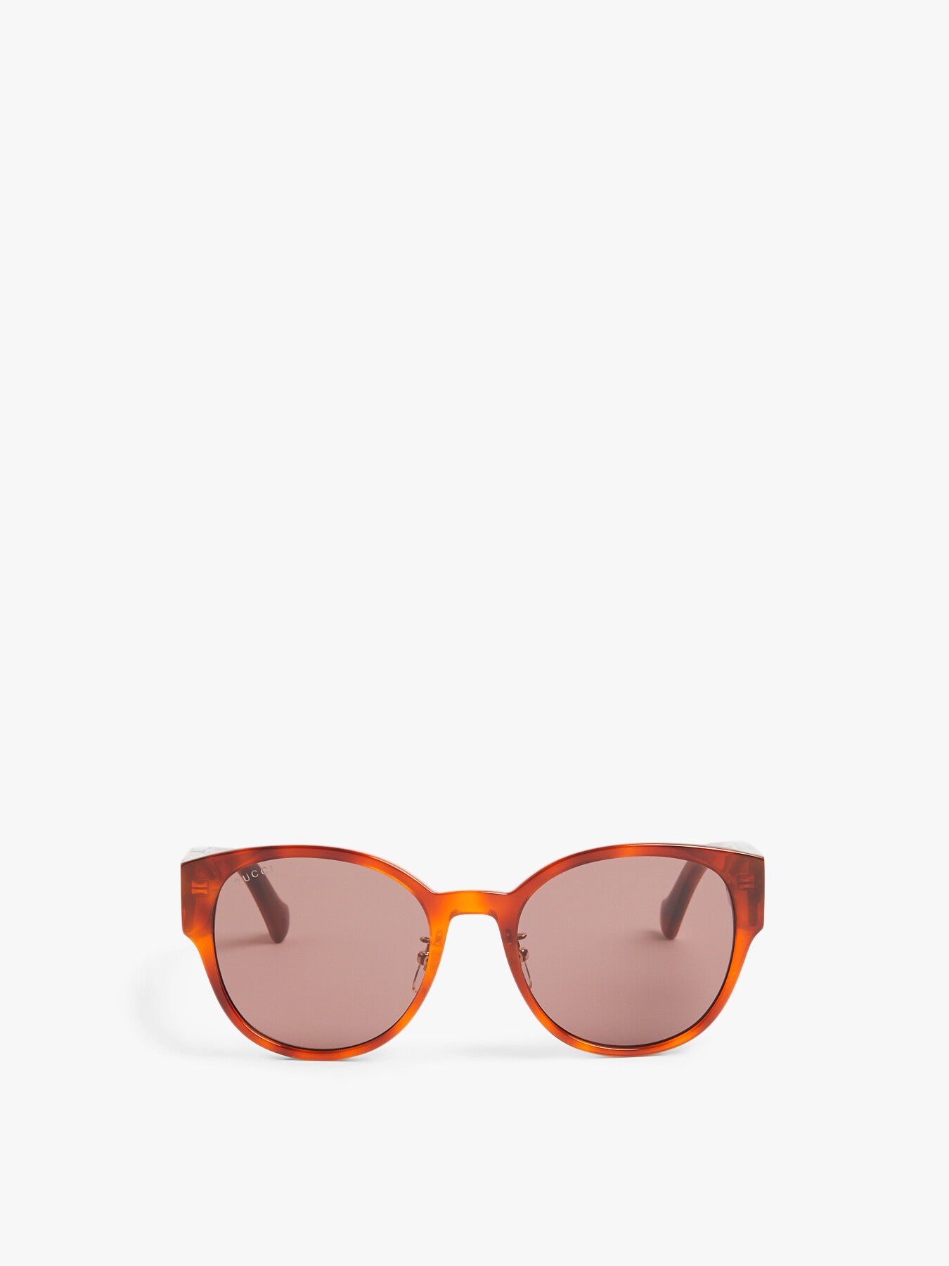 GG1304SK Gucci Stripe Recycled Acetate Round Sunglasses