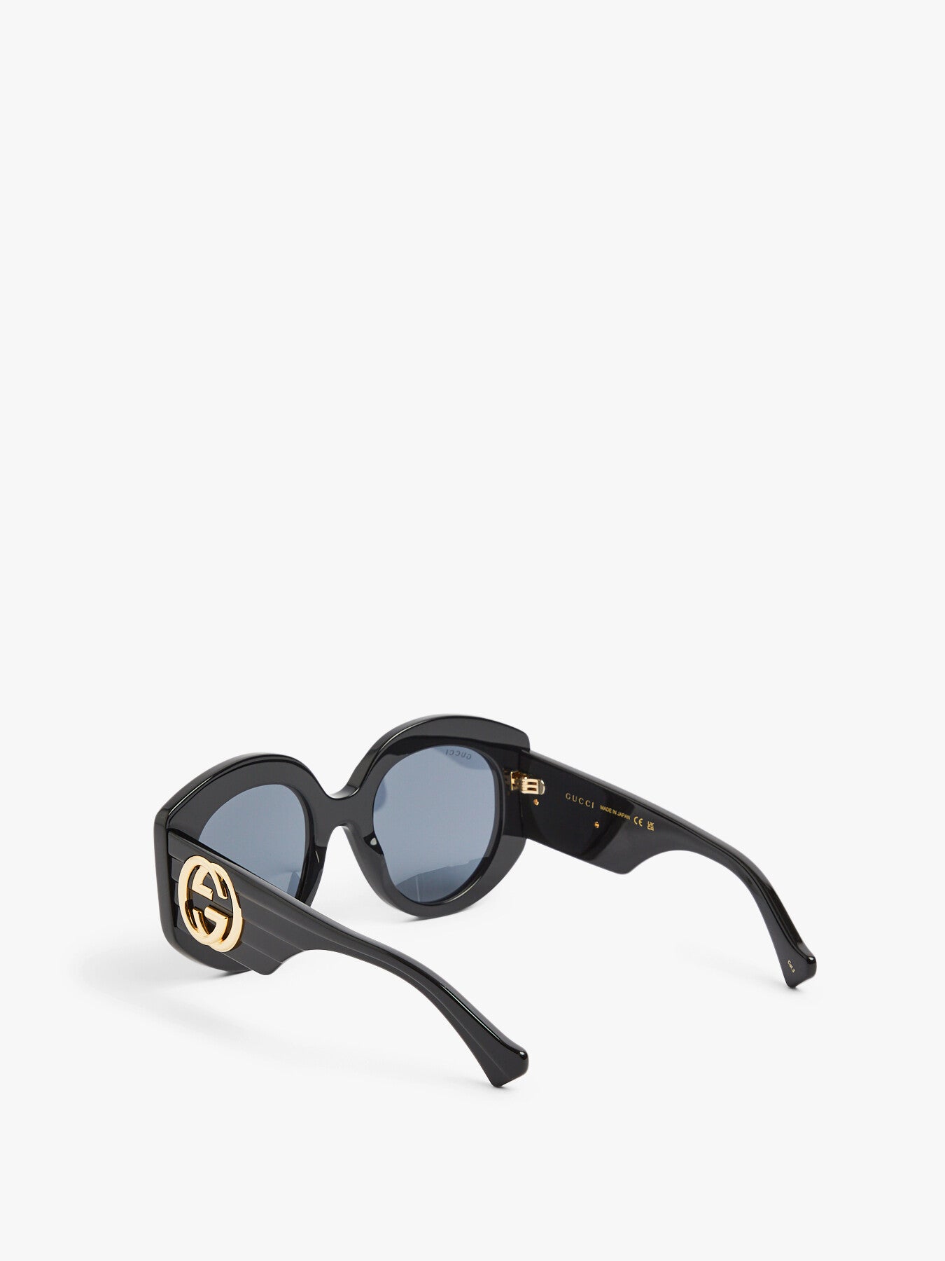 Oversized Recycled Acetate Large Logo Sunglasses