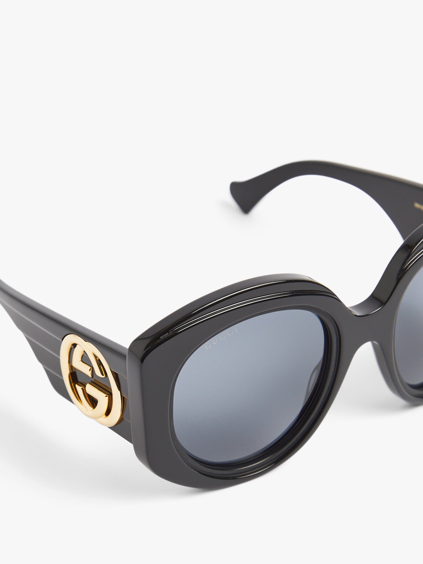 Oversized Recycled Acetate Large Logo Sunglasses