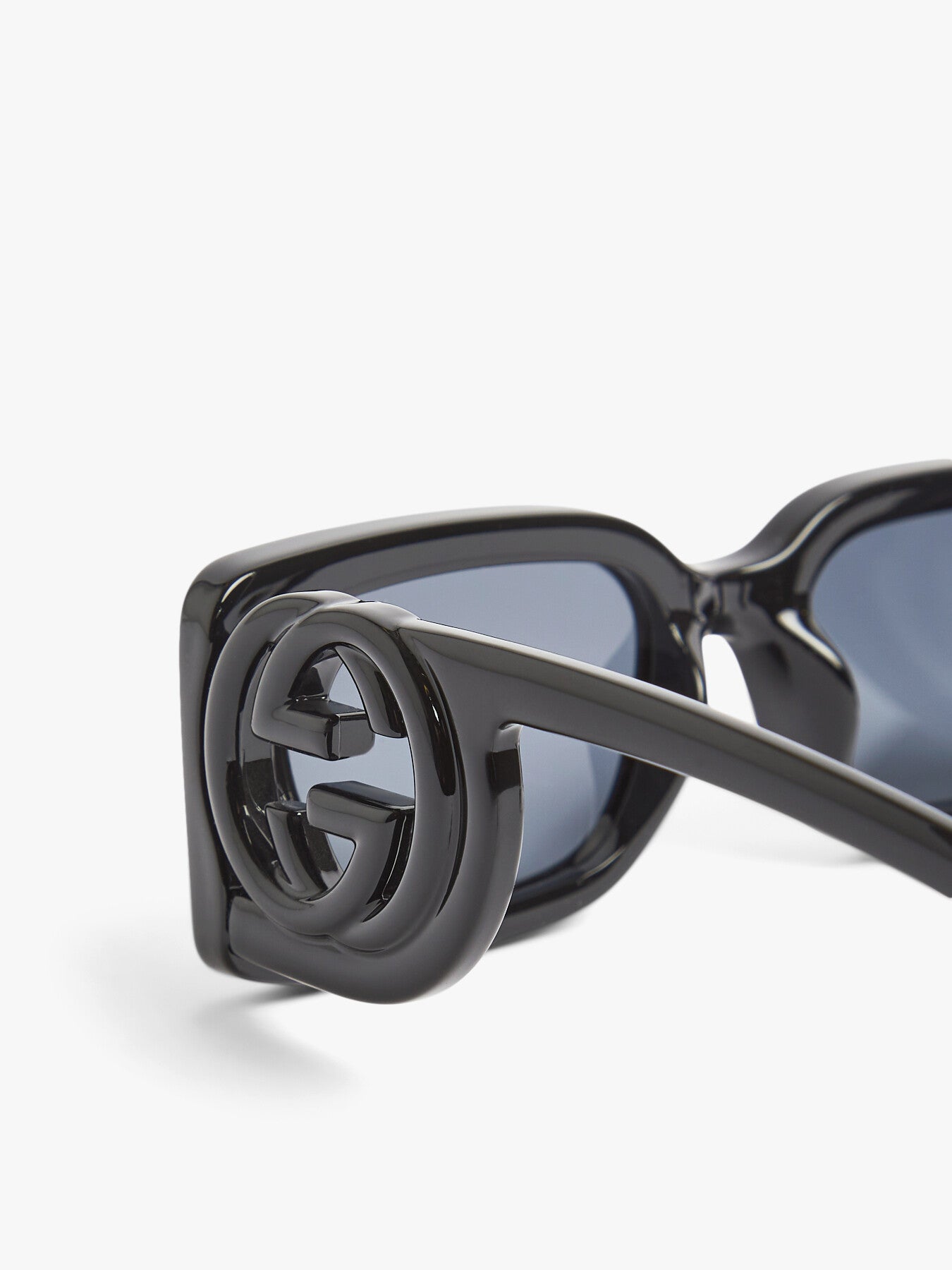 GG1325S Slim Frame Open Logo Sunglasses