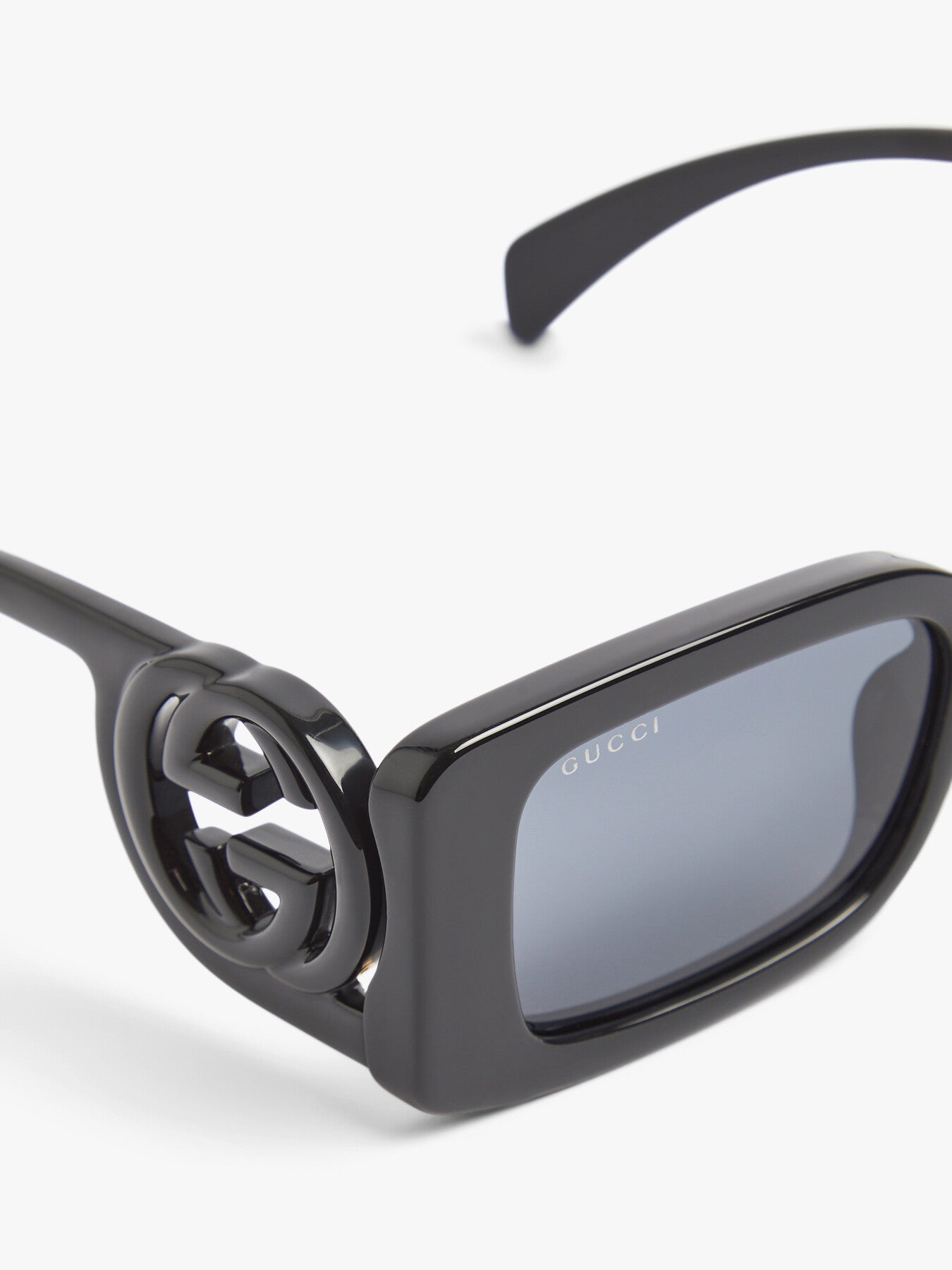 GG1325S Slim Frame Open Logo Sunglasses