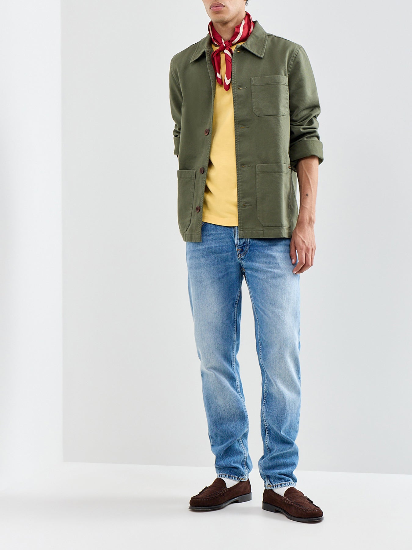 Barney Worker Jacket Olive