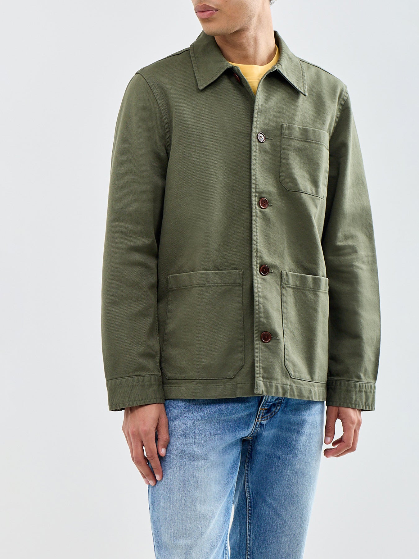 Barney Worker Jacket Olive