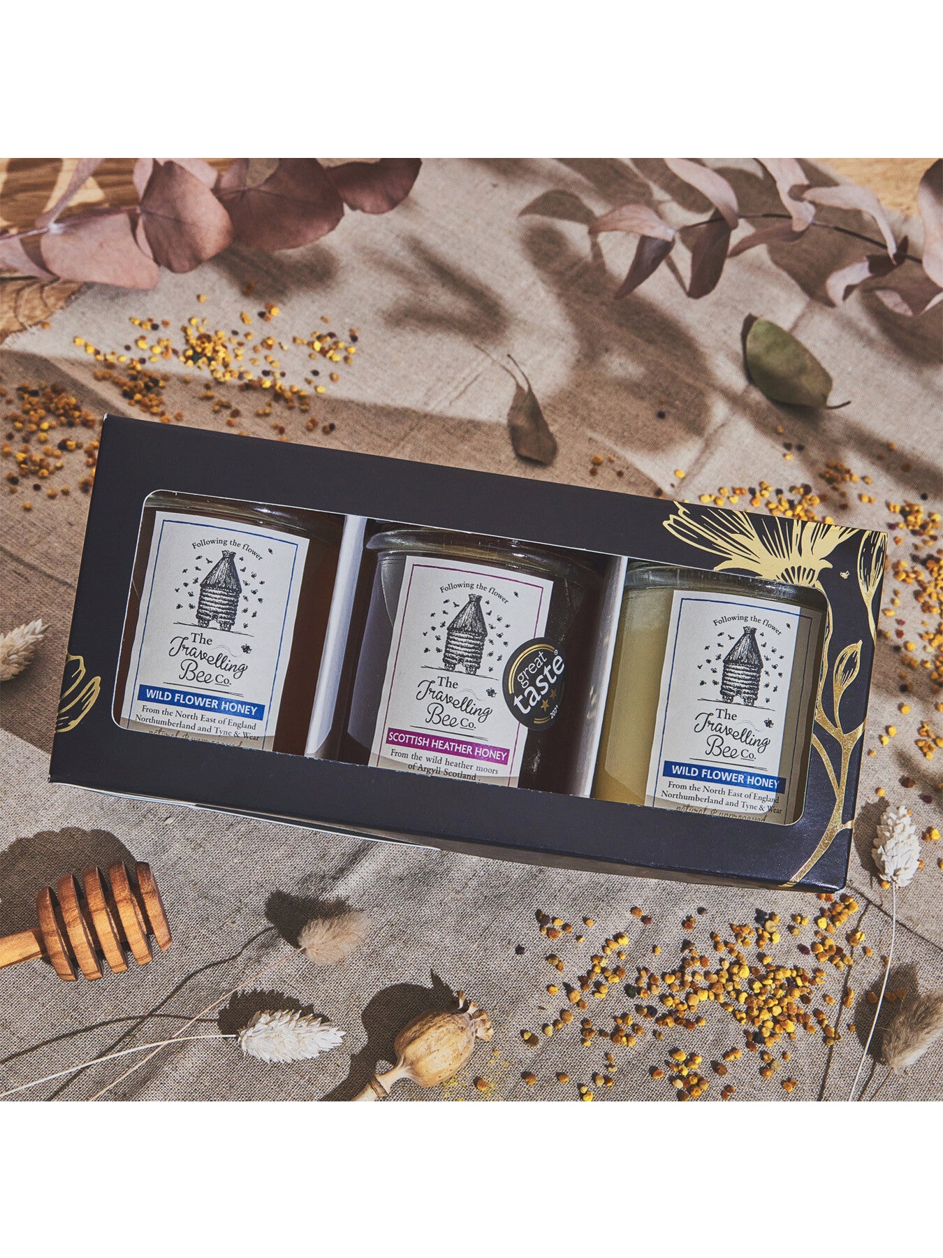 British Selection of Natural Honey 3x227g