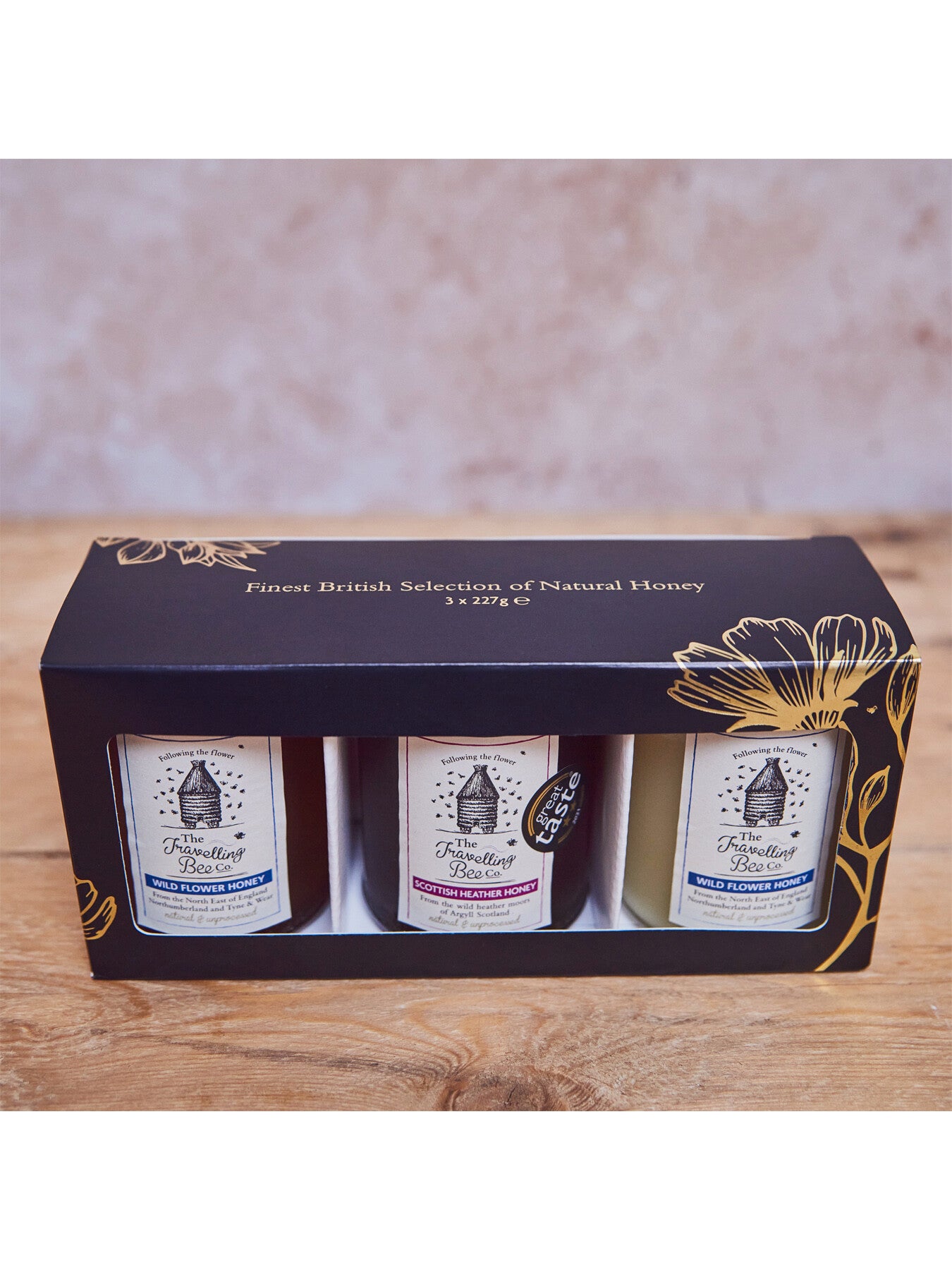 British Selection of Natural Honey 3x227g