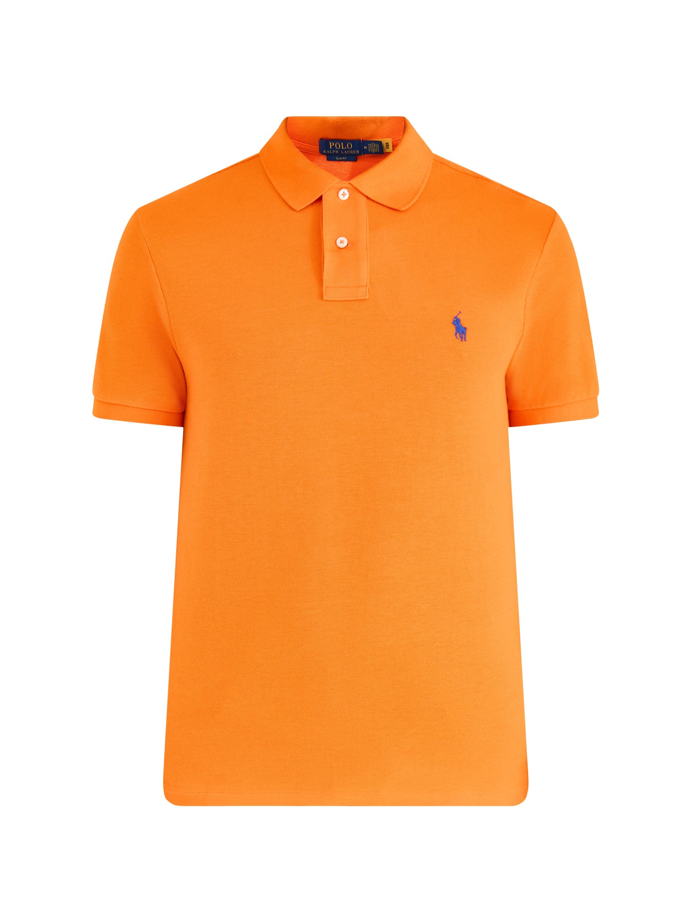 Slim Fit Polo Top Sailing Orange