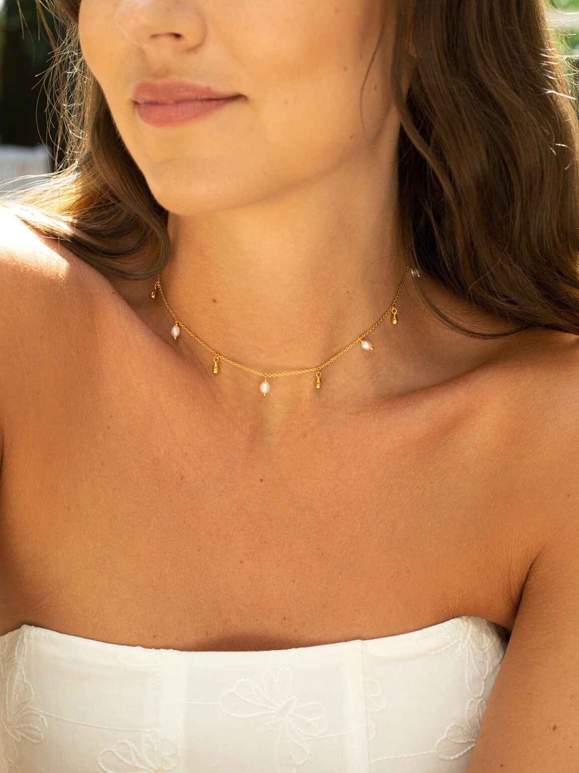 Lagertha Drop Choker Necklace