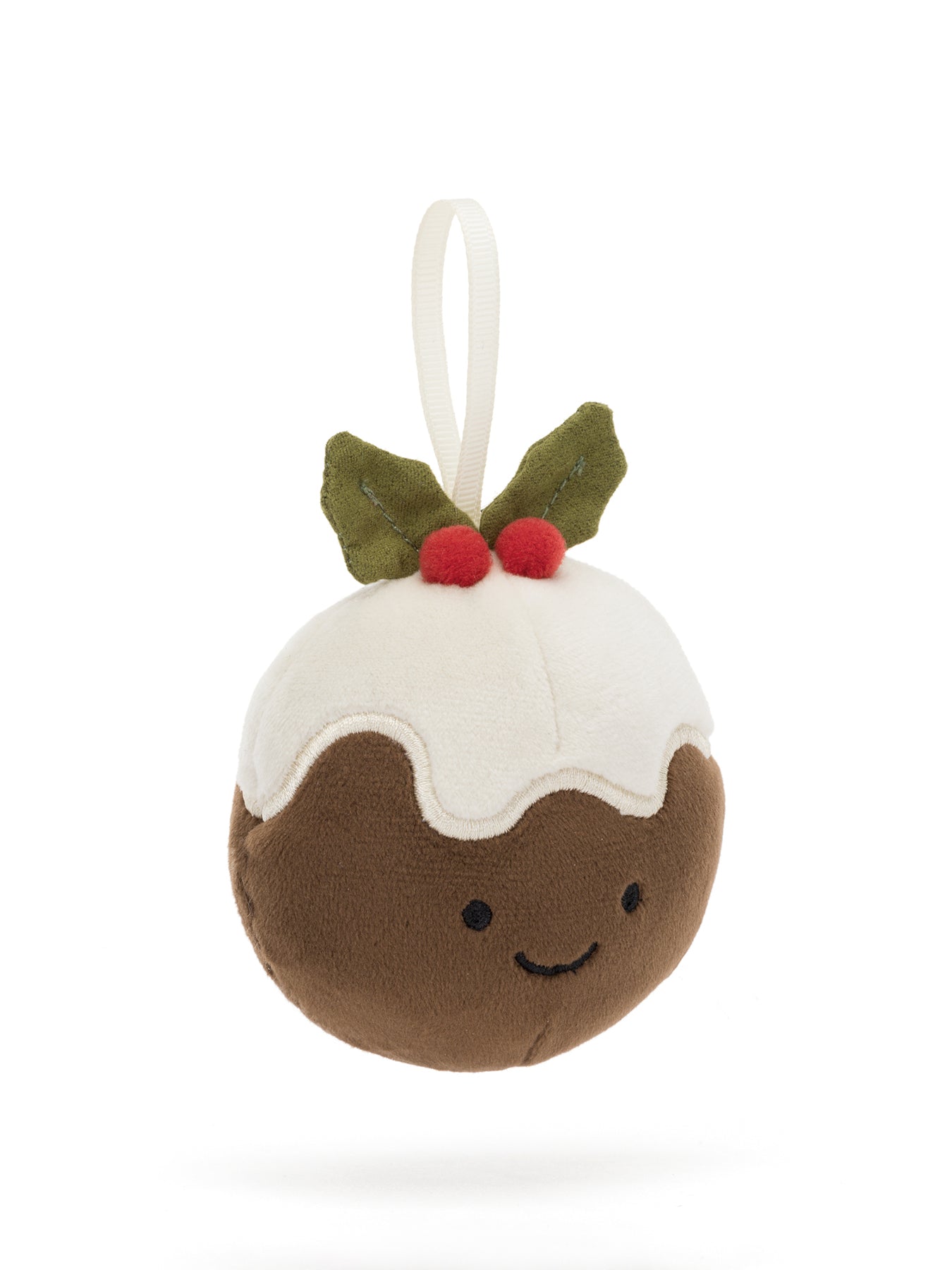 Festive Folly Christmas Pudding Hanging Decoration