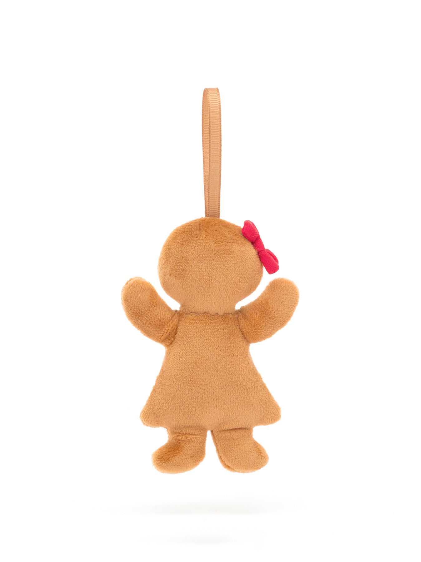 Festive Folly Gingerbread Ruby Hanging Decoration