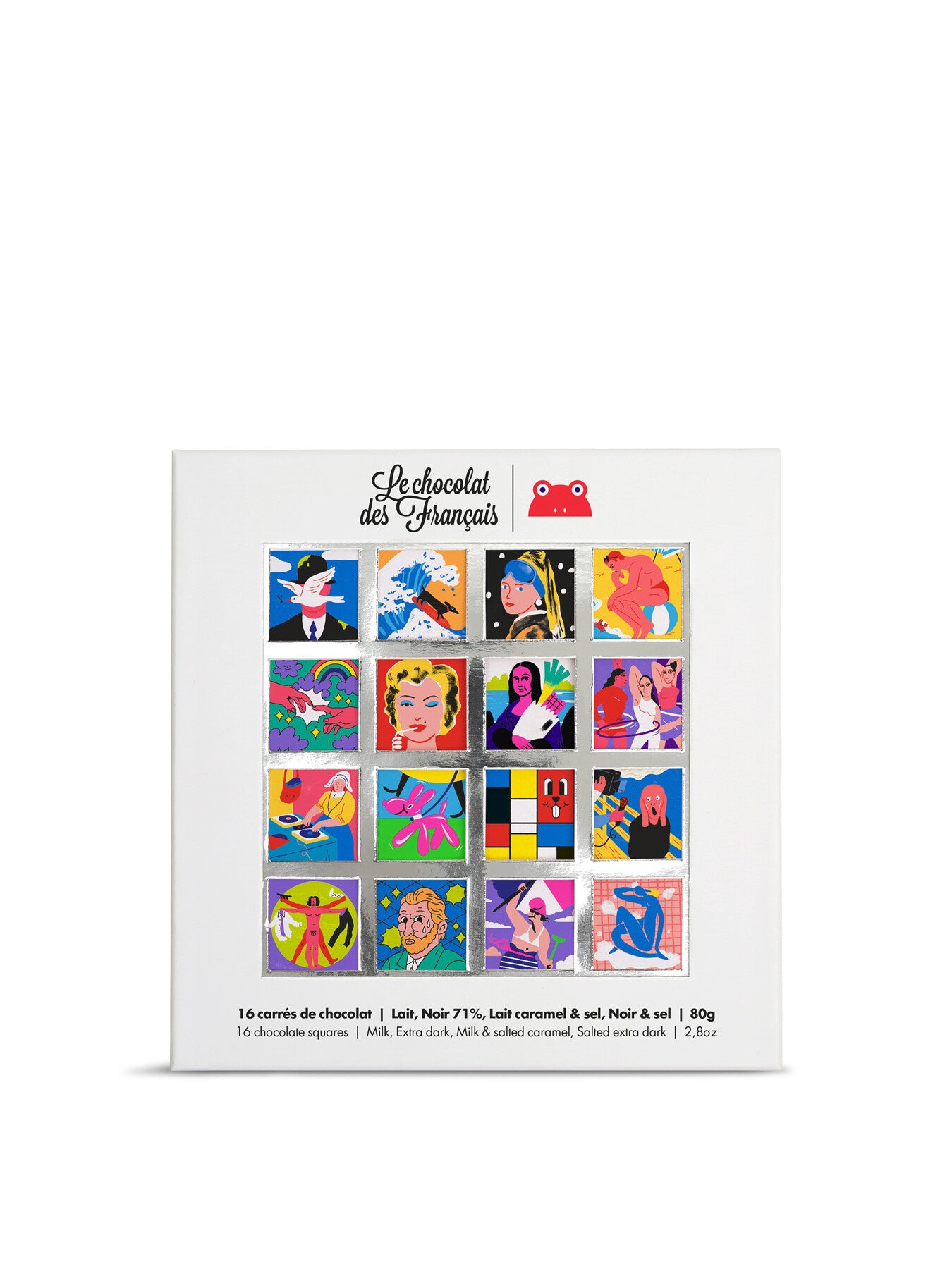 Paris Box Chocolate Squares 16 Pieces