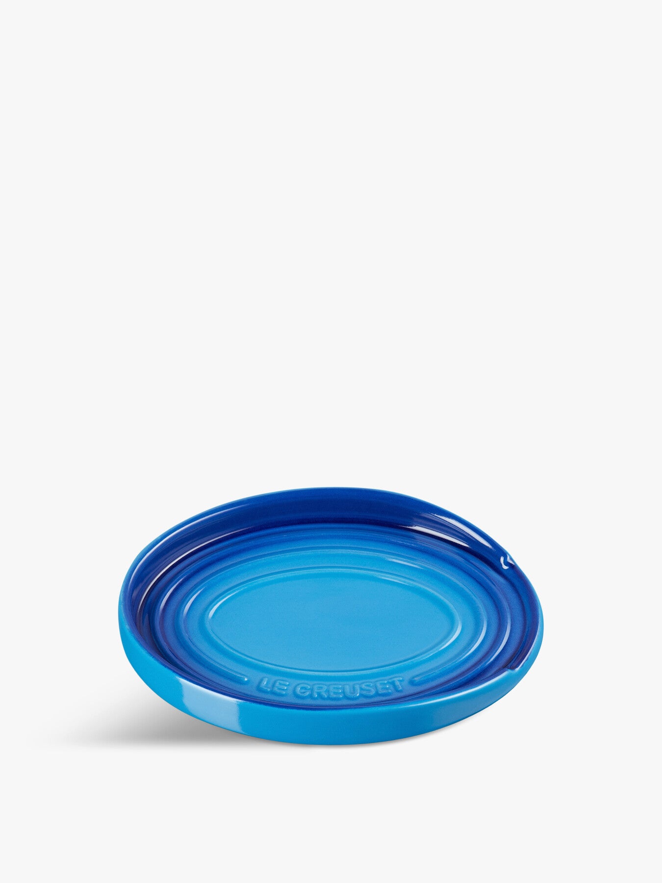 Oval Spoon Rest Light Blue
