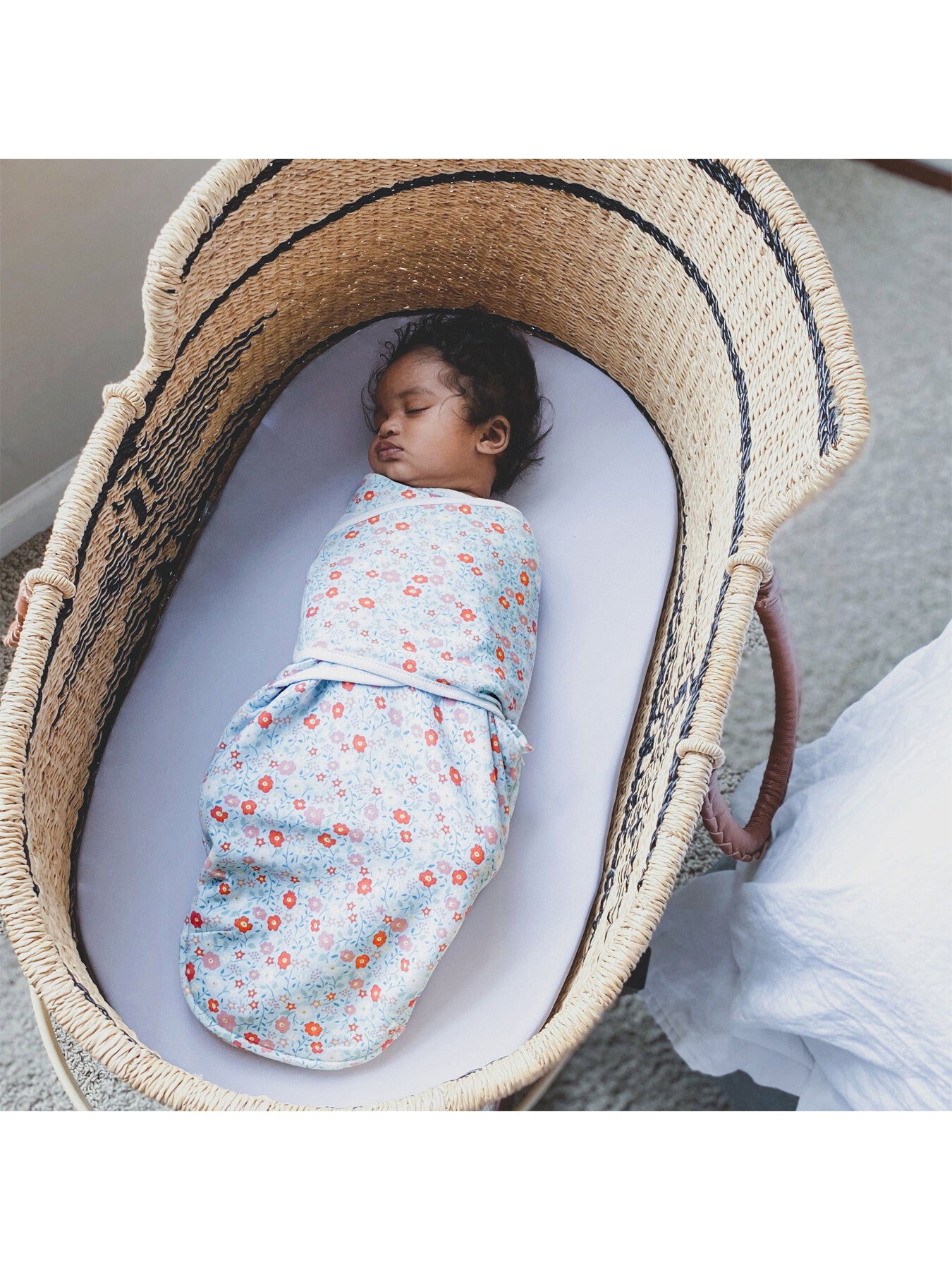 Easy swaddle wrap 1.0 TOG 3 pack fairy tale flowers 0-3months