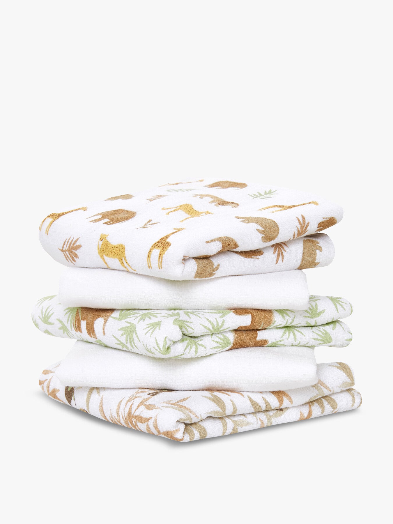 Essentials Cotton Muslin Squares 5 Pack