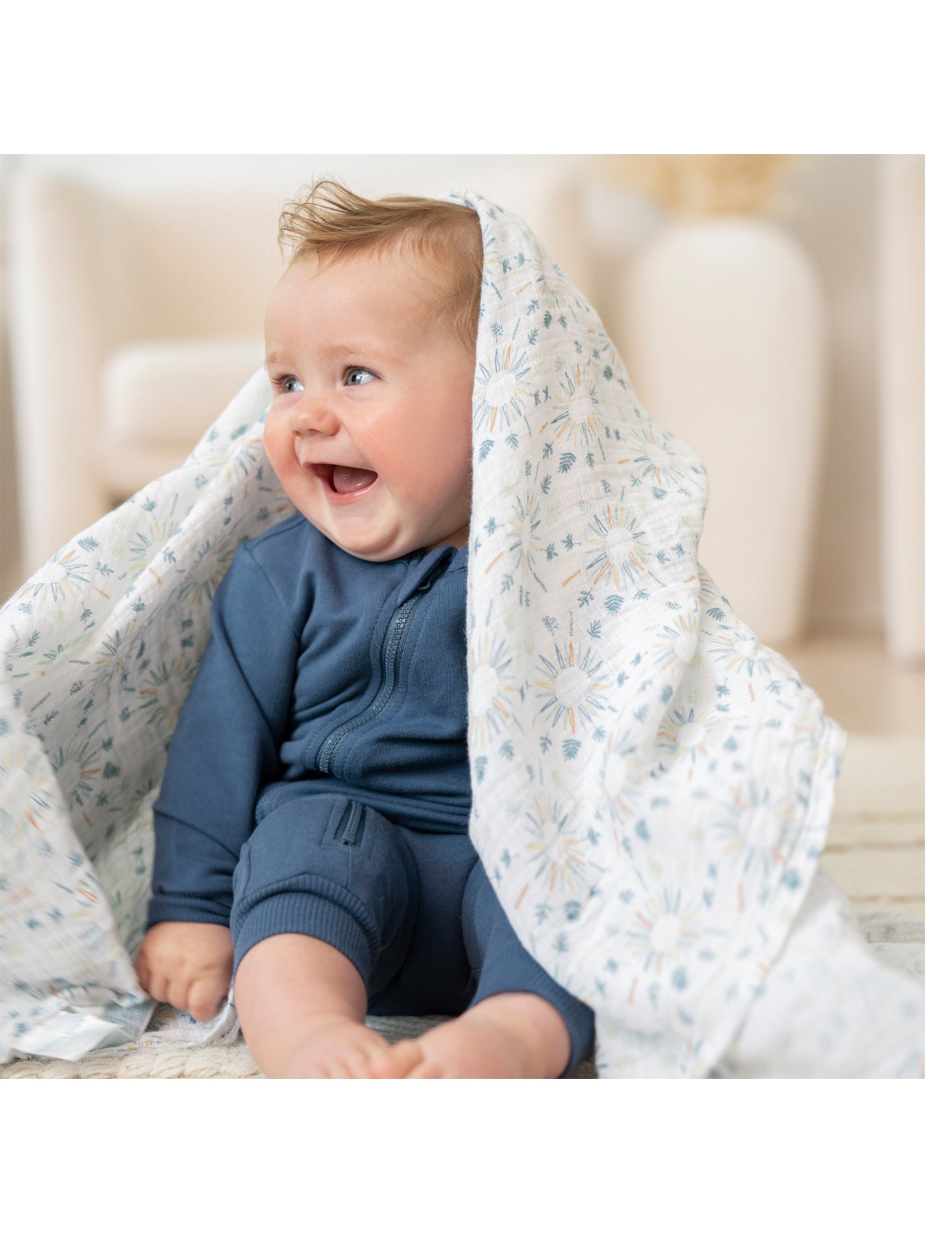 Essentials Cotton Muslin Swaddles 4-Pack