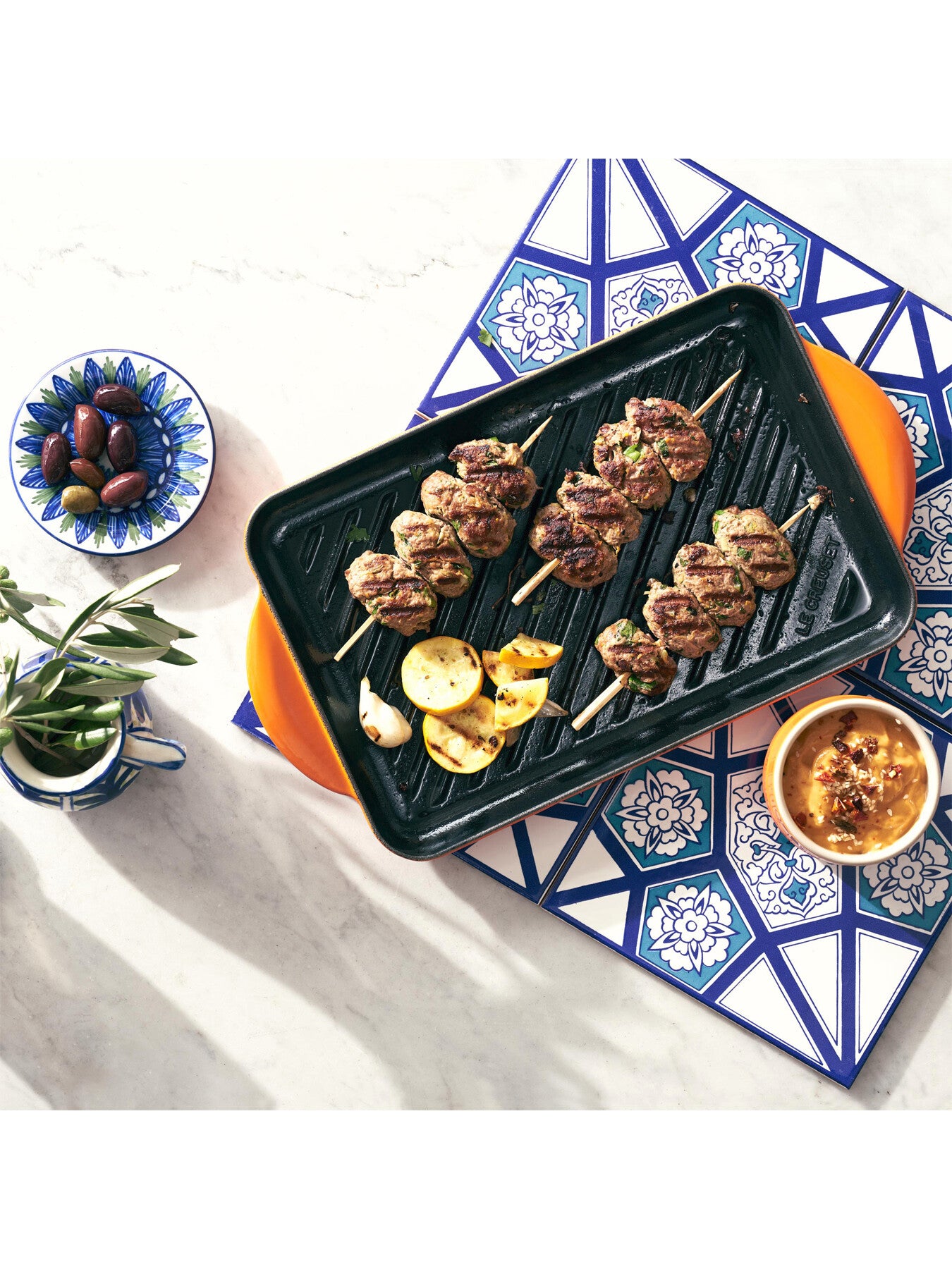 Cast Iron Rectangular Grill 32cm