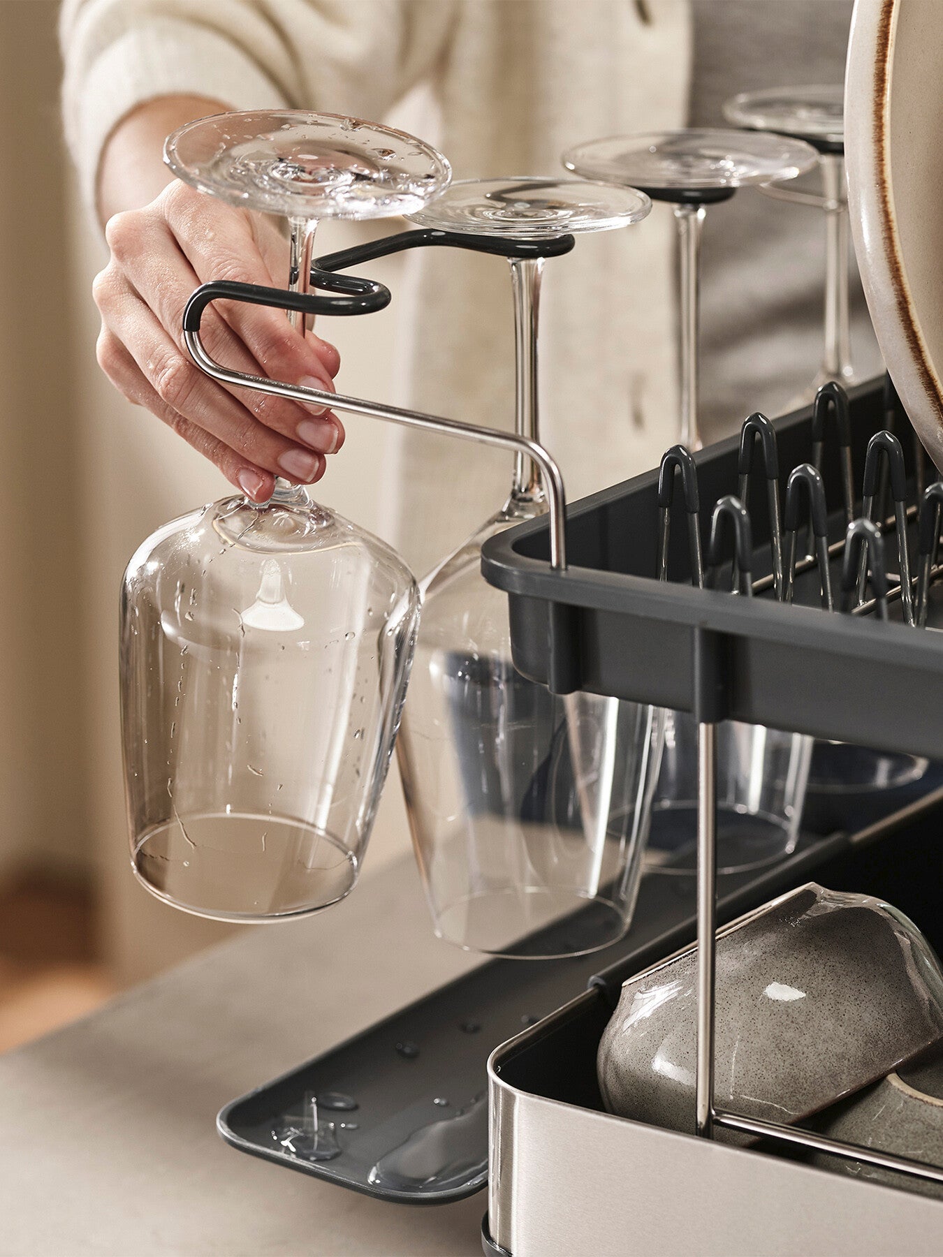 Excel Steel 2 Tier Dish Rack