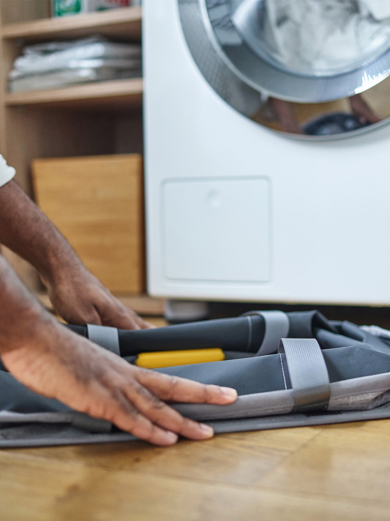 Hold All Collapsible Laundry Basket 35L