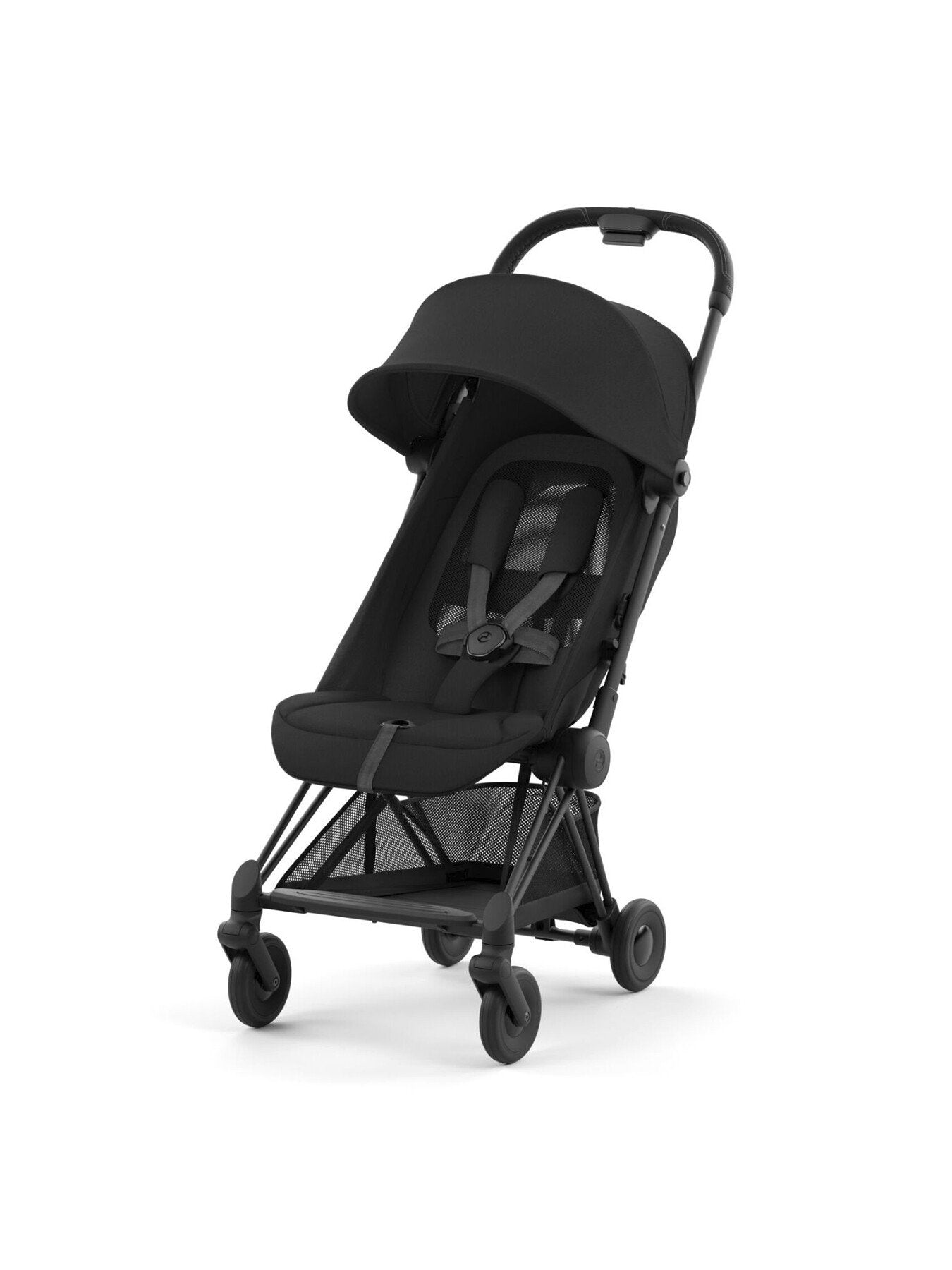 Cybex Coya Compact Stroller - Matt Black Frame Sepia Black
