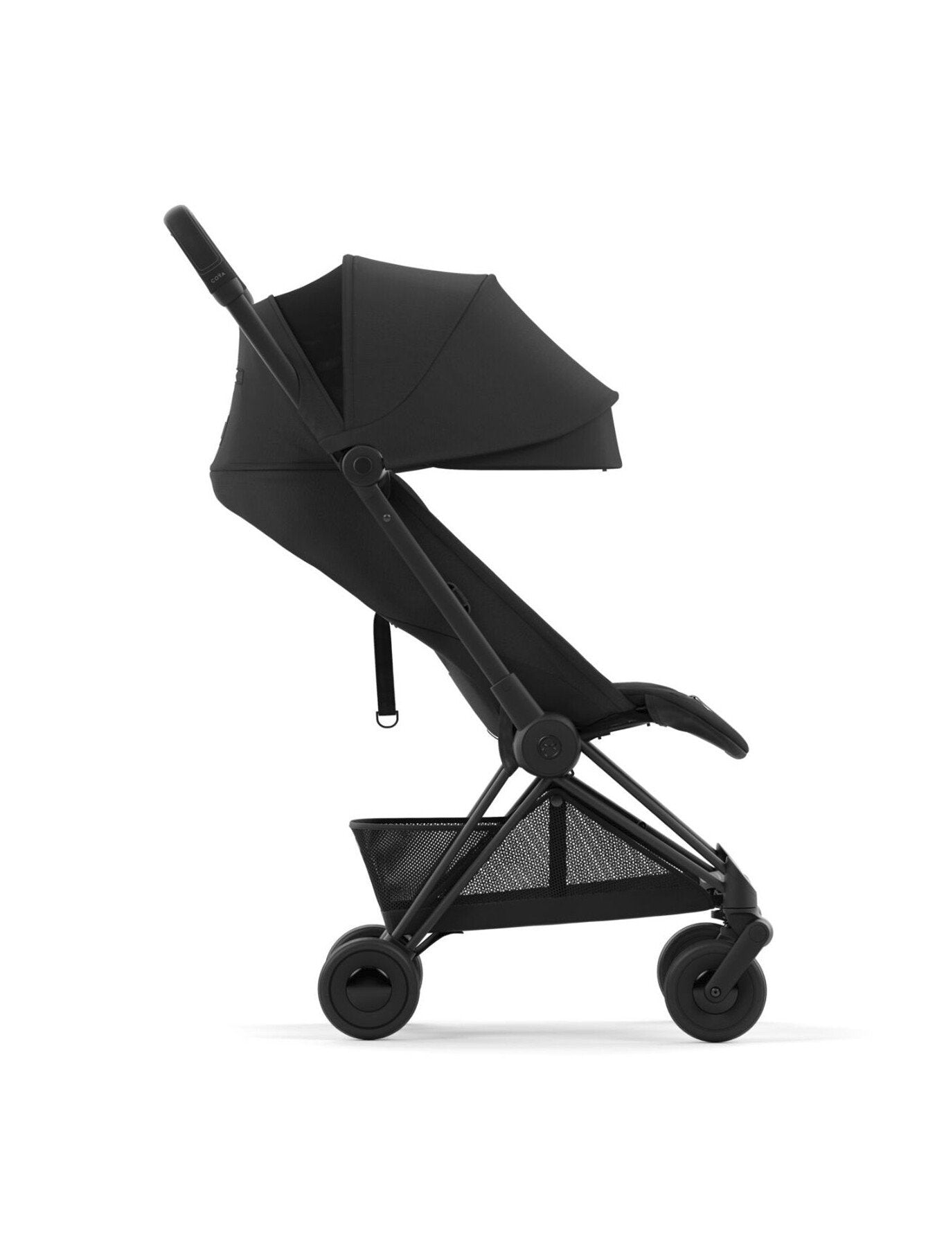 Cybex Coya Compact Stroller - Matt Black Frame Sepia Black