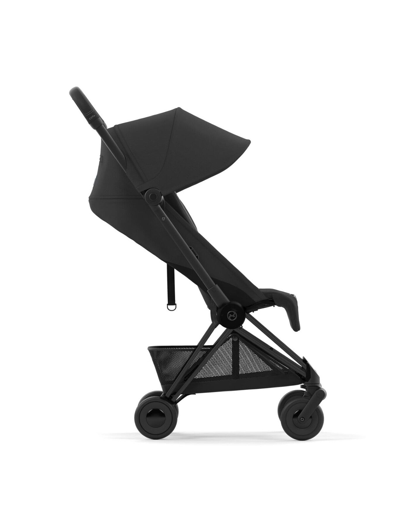 Cybex Coya Compact Stroller - Matt Black Frame Sepia Black
