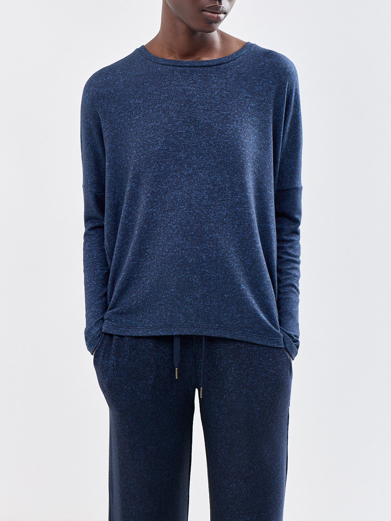 Biara 1 Long Sleeve Top Navy