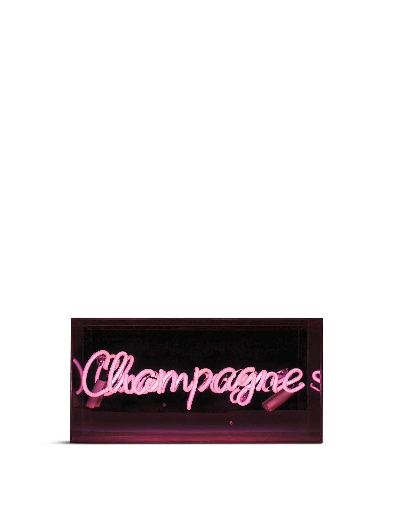 Acrylic Box Neon - Champagne