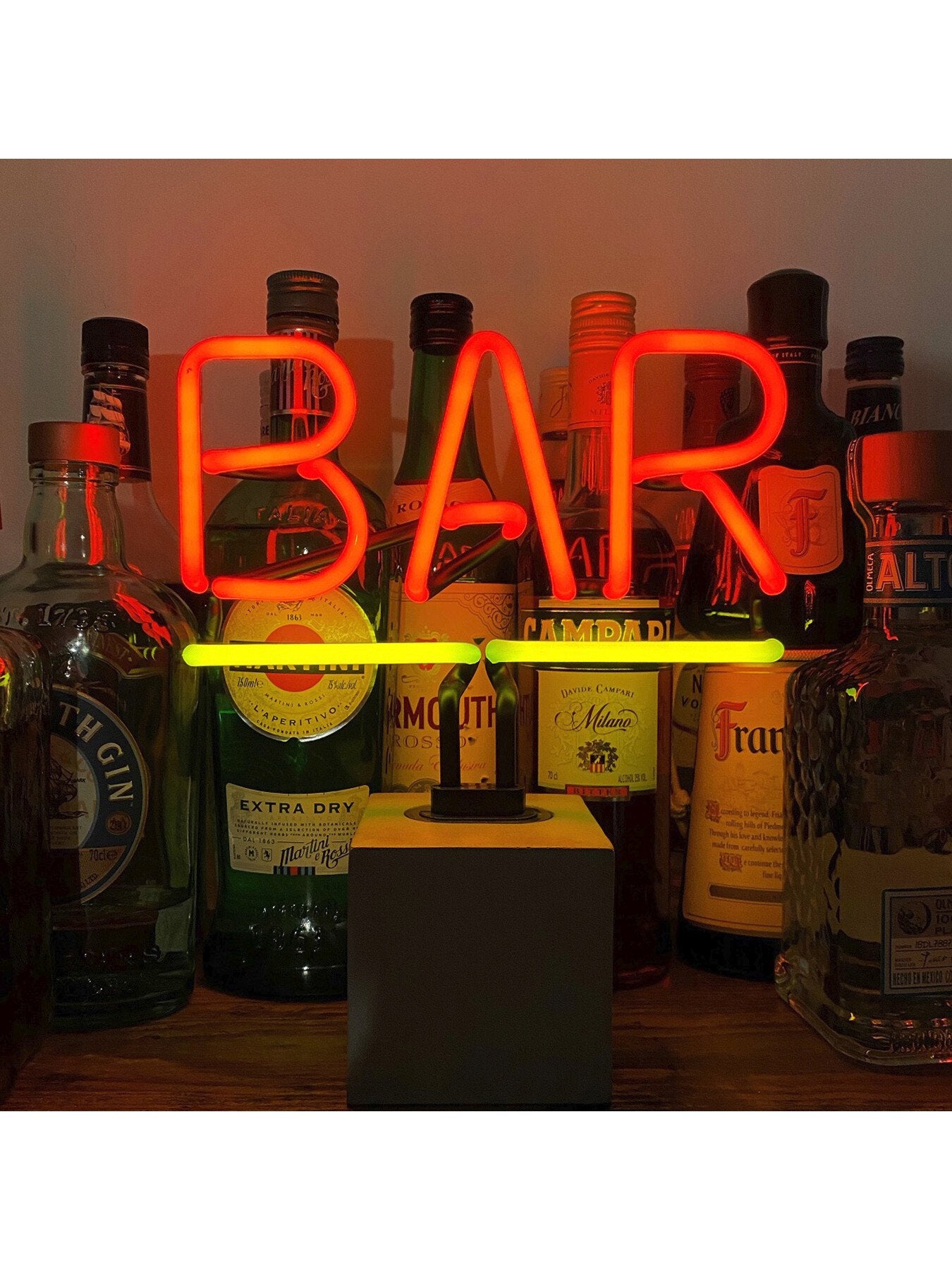 Neon Concrete Base - Bar