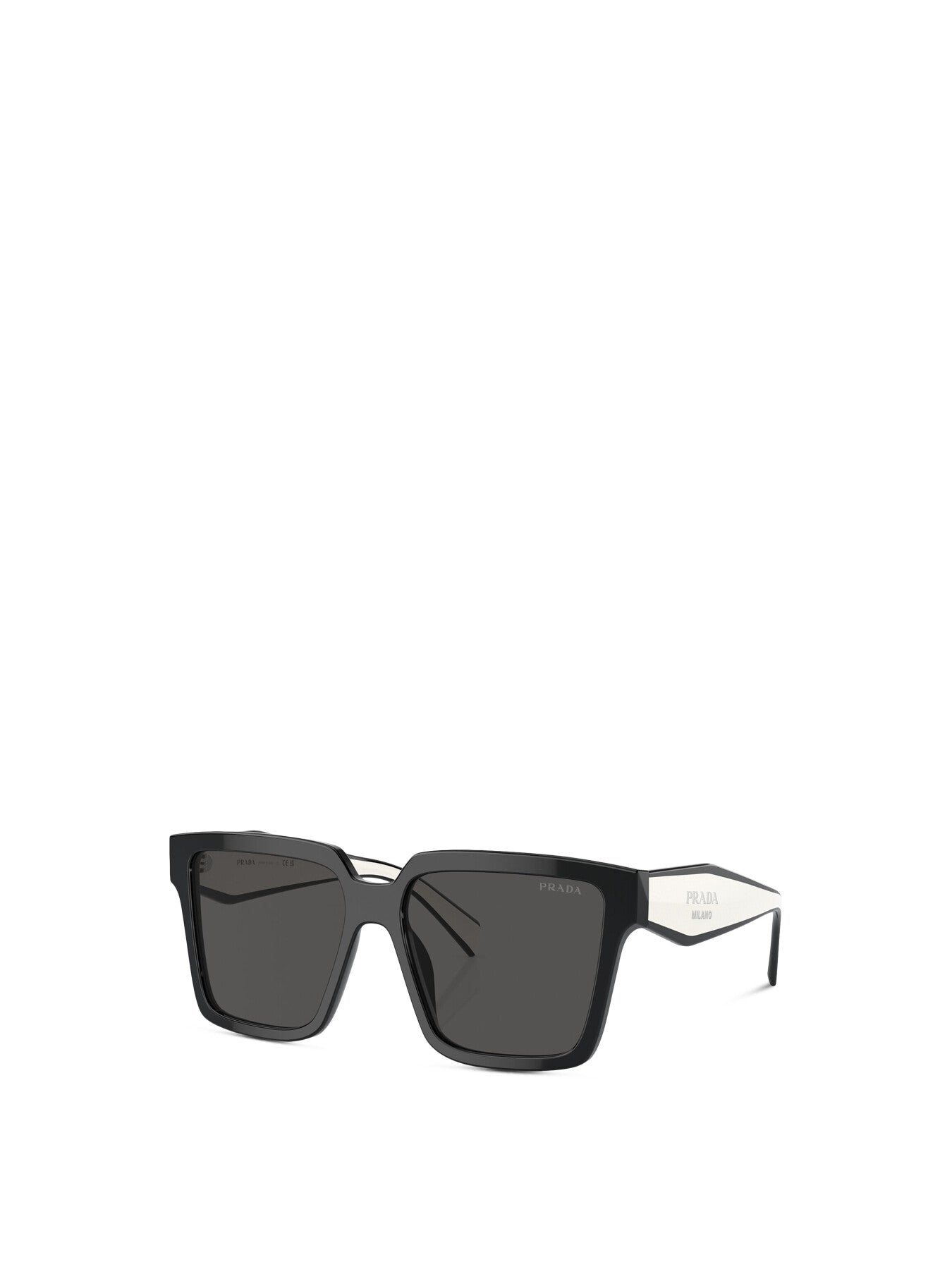 PR 24ZS Square Acetate Geometric Arm Sunglasses
