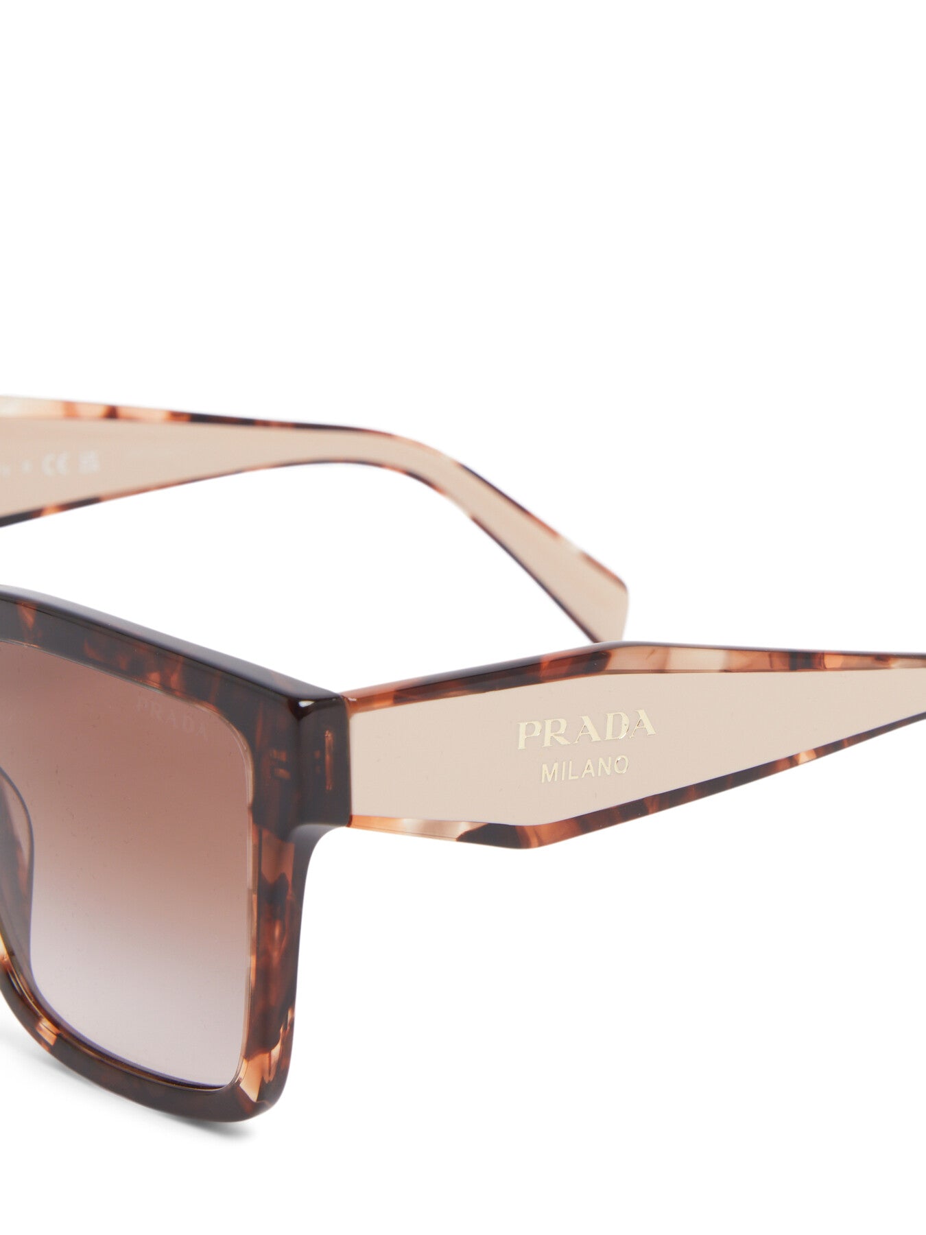 PR 24ZS Square Acetate Geometric Arm Sunglasses