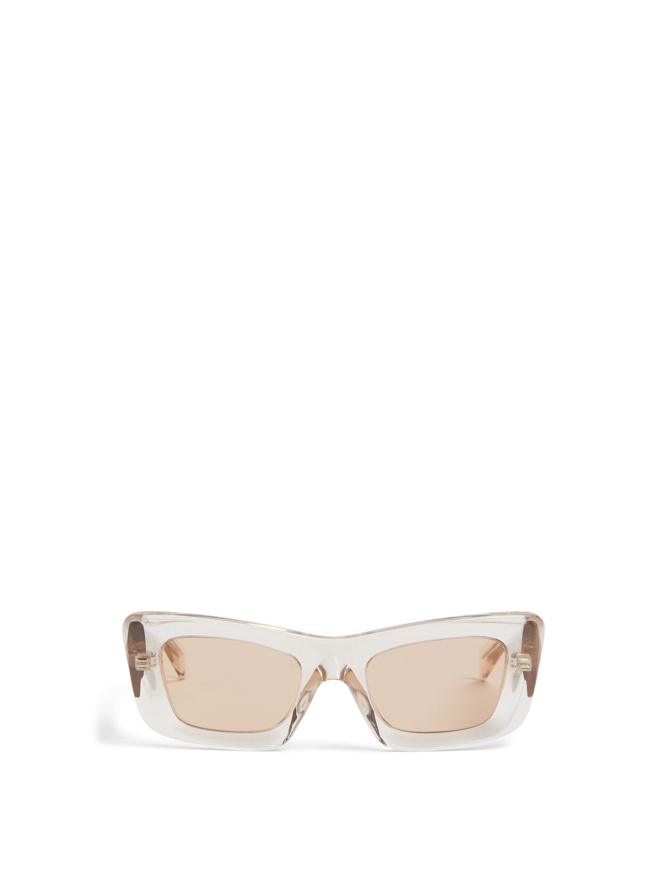 PR 13ZS Rectangular Geometric Acetate Sunglasses