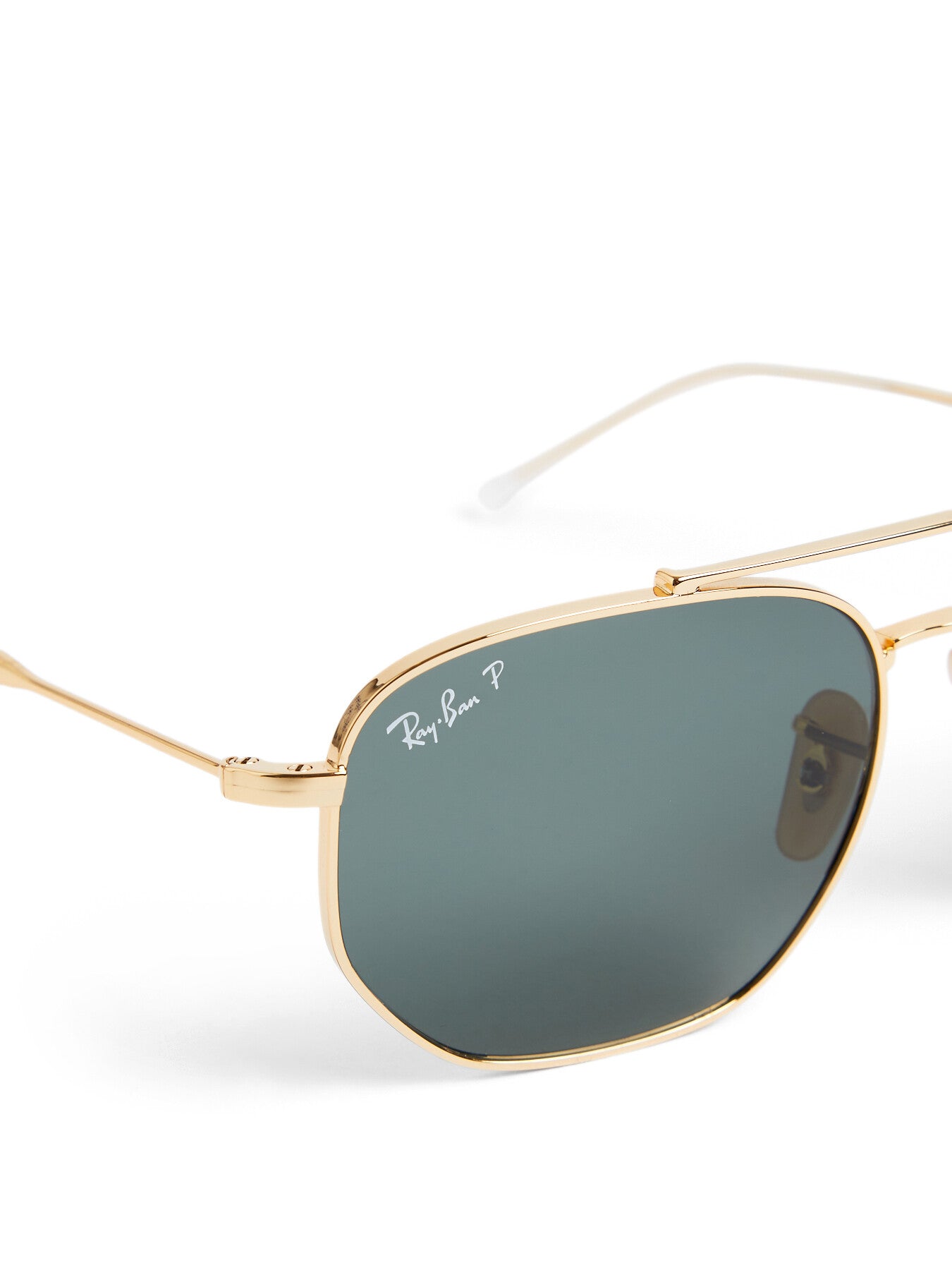 RB3707 Angular Polarised Metal Sunglasses