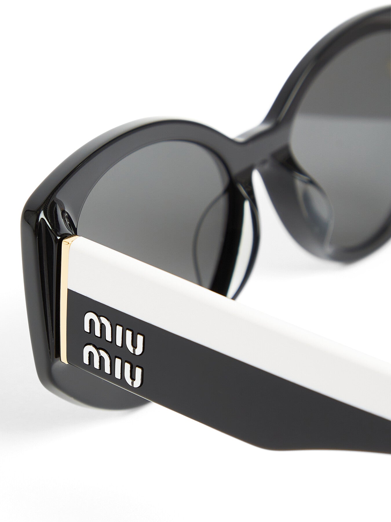 MU 03WS Oval Two Tone Acetate Sunglasses