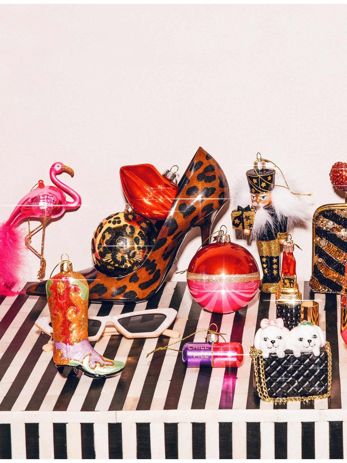 Cowboy Boot Glass Bauble