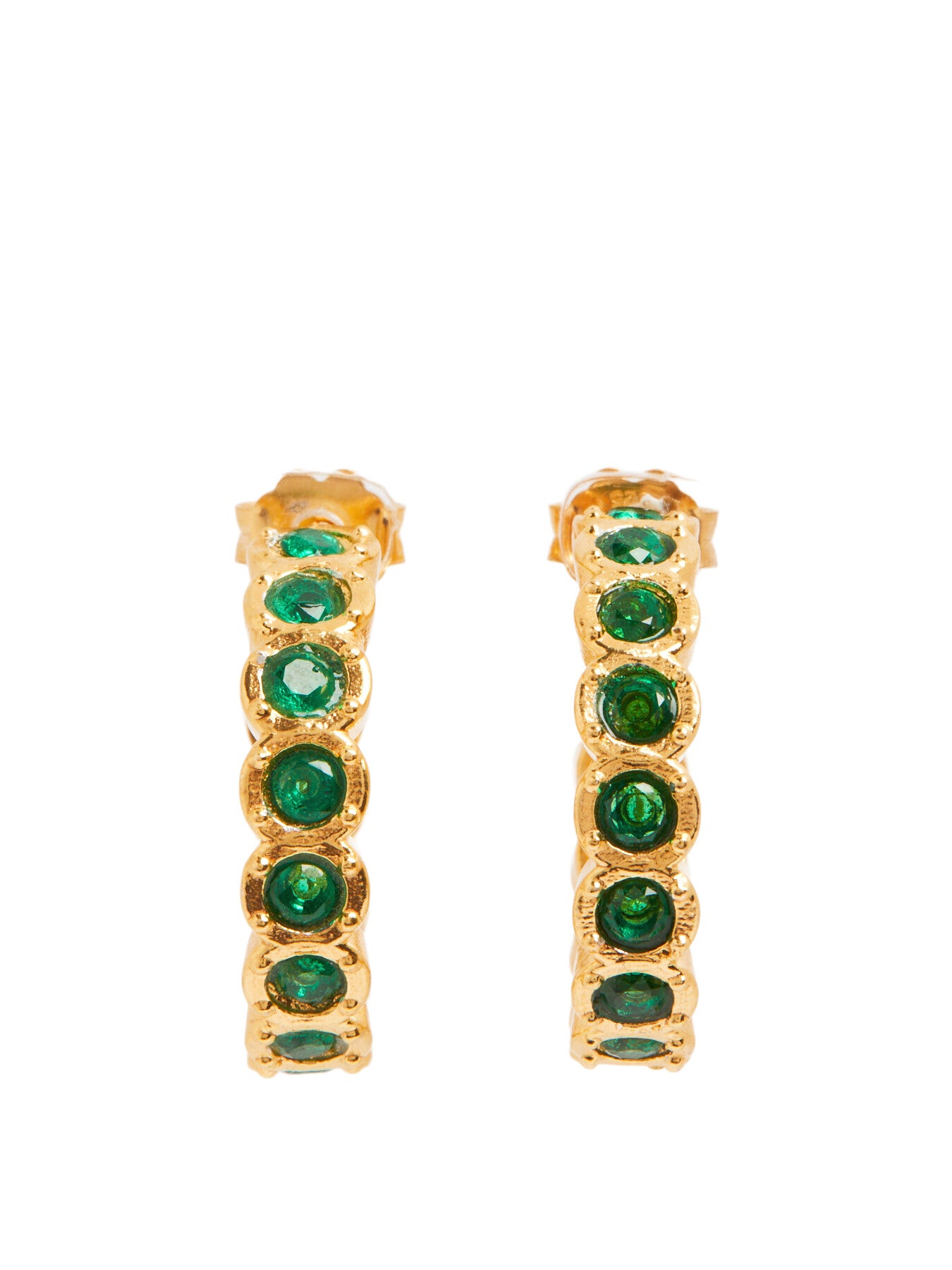 Green Etruria Mini Hoops