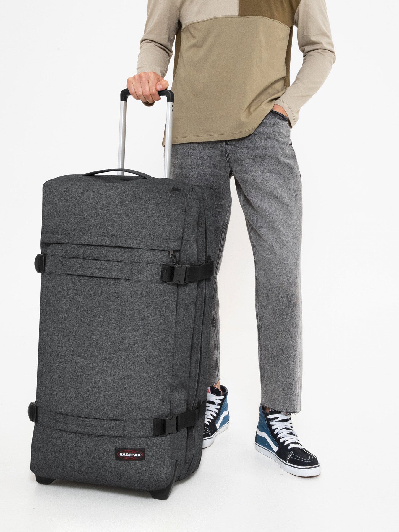 Eastpak Transit’r L Suitcase Black Denim